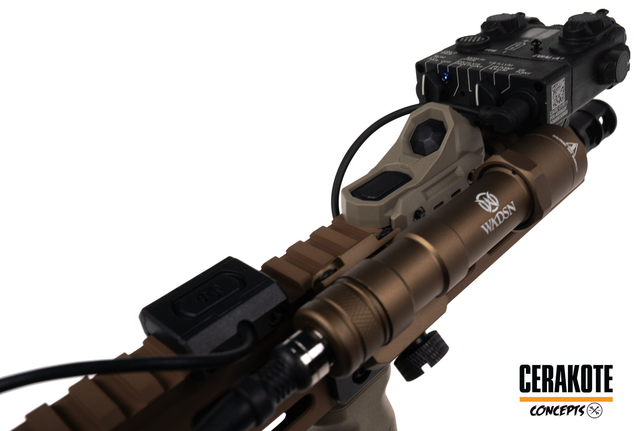 One of One Wolverine Airsoft MTW Billet  Tactical 10" Cerakote Copper Brown - ab 18 Jahren 