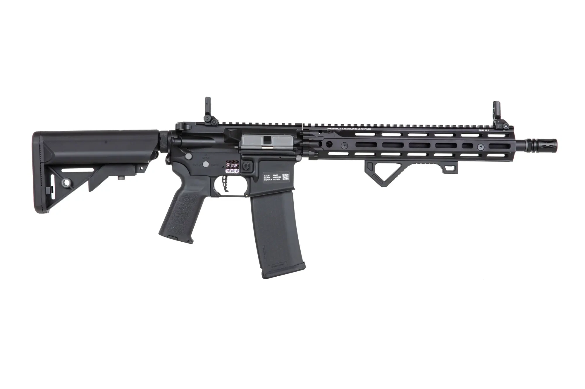 Specna Arms Daniel Defense RIS III 12,5" SA-P28 Prime mit Gate Aster II Schwarz S-AEG - ab 18 Jahren
