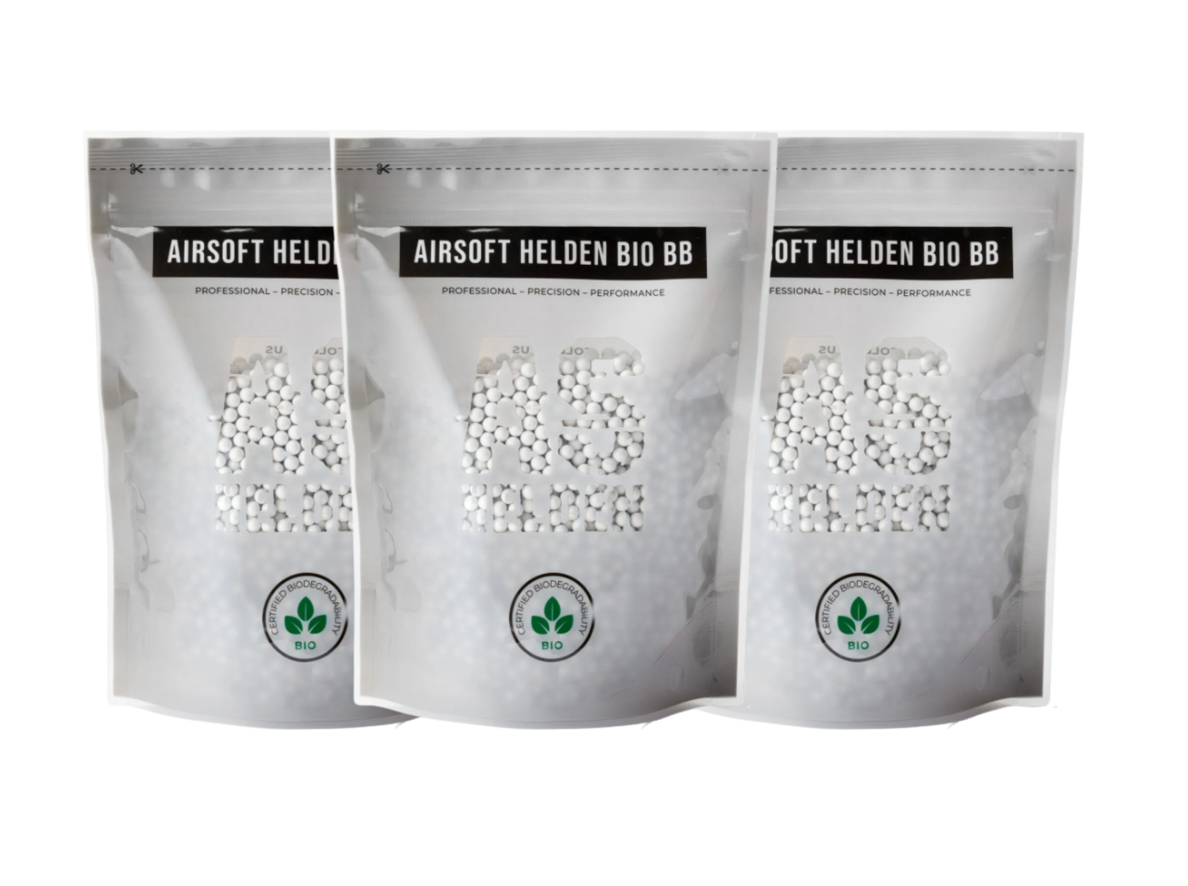 Airsoft Helden 0,45g Bio Precision BBs 1000 rds - 3er Set