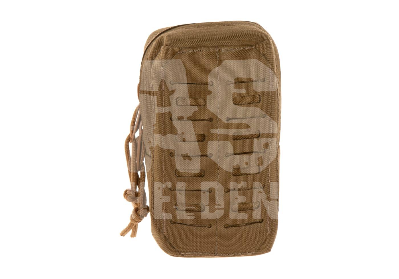 Tanfarbene Molle-Tasche mit Kordelzug, ideal für Airsoft-Zubehör.