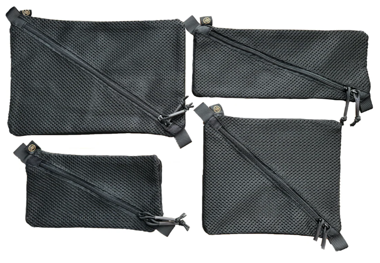 NB Tactical Ghost Bag Velcro Pouch Mesh Bag Set schwarz
