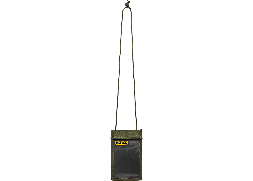 Tacstack 11x18cm Neck Wallet dark green