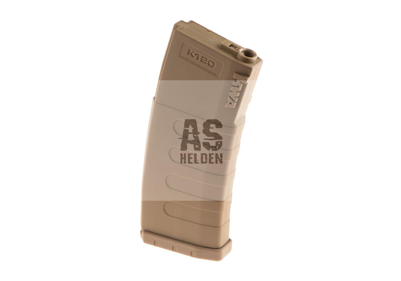 Magazine K120 M4 Midcap 120rds 6-pack - Dark Earth (KWA)