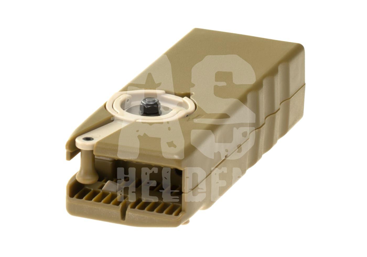 FDE-Tarn-Magazinkoppelverbinder für Airsoft-Ausrüstung.