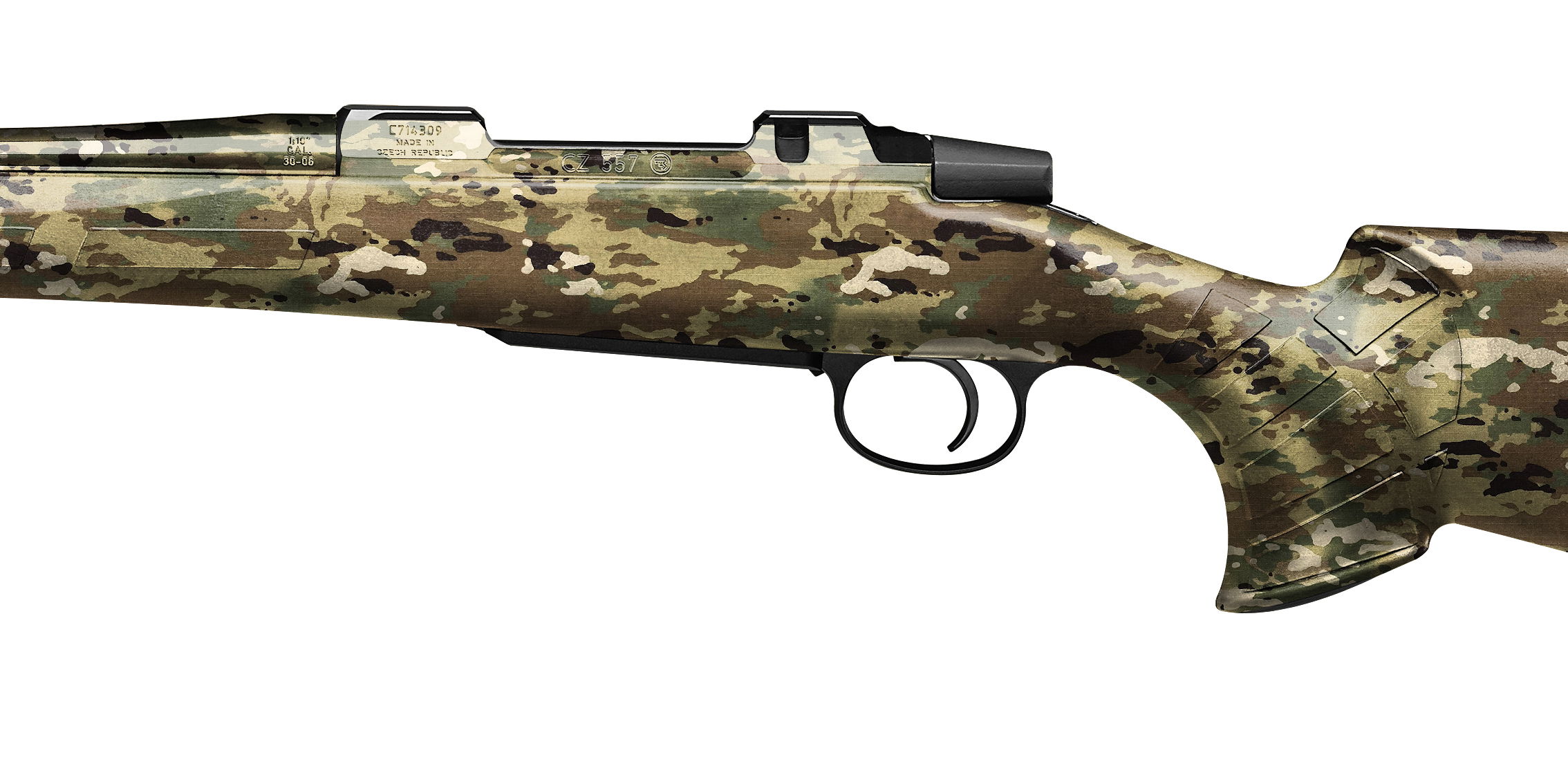 GunsWrap Rifle Skins Camouflage-Gewehrschaft mit Abzug, CZ 557, taktisches Design für Airsoft und Jagd.