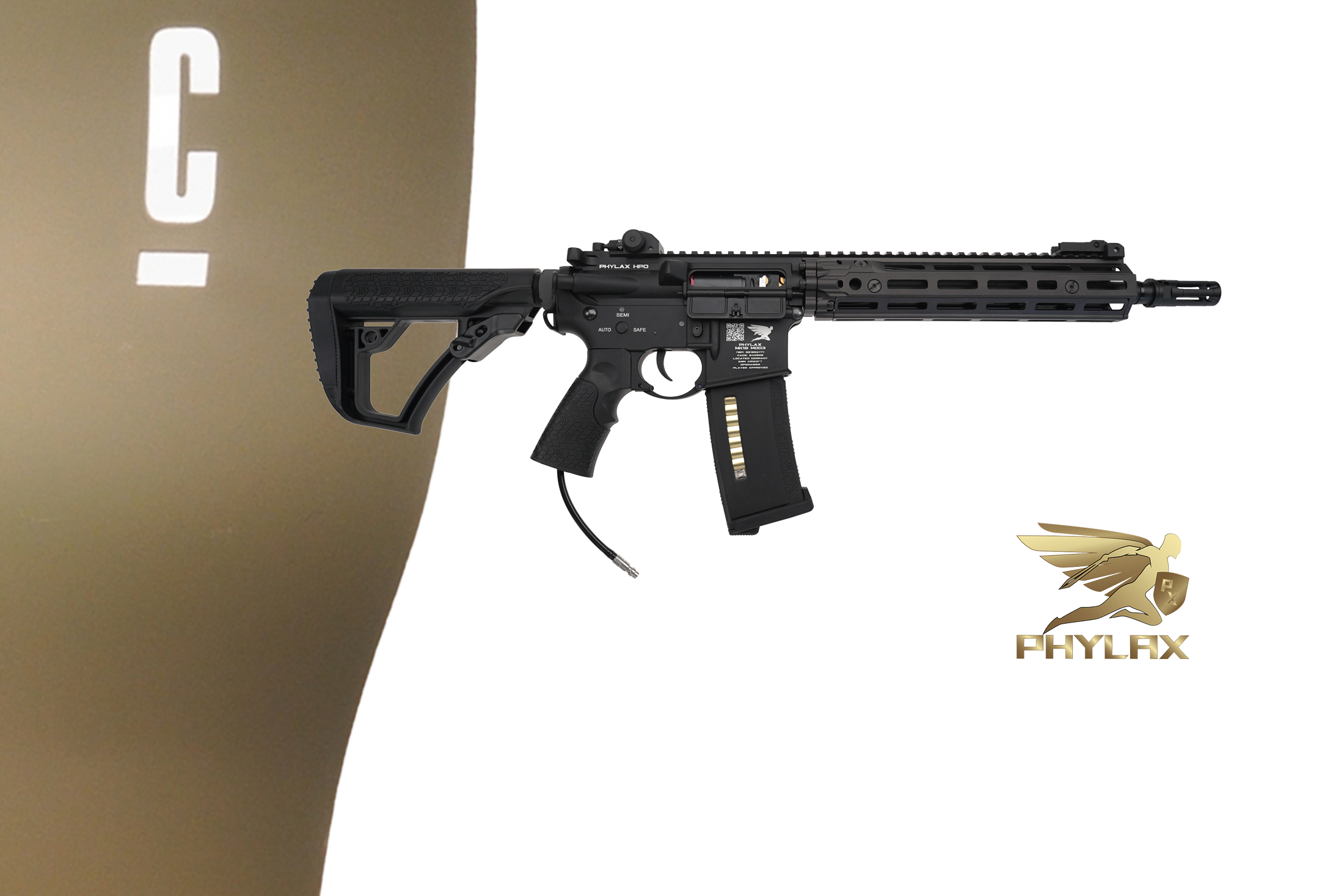 Phylax HPO MK18 Ris III Black Wolverine Inferno with Titan II x Cerakote Hazel Green - ab 18 Jahren