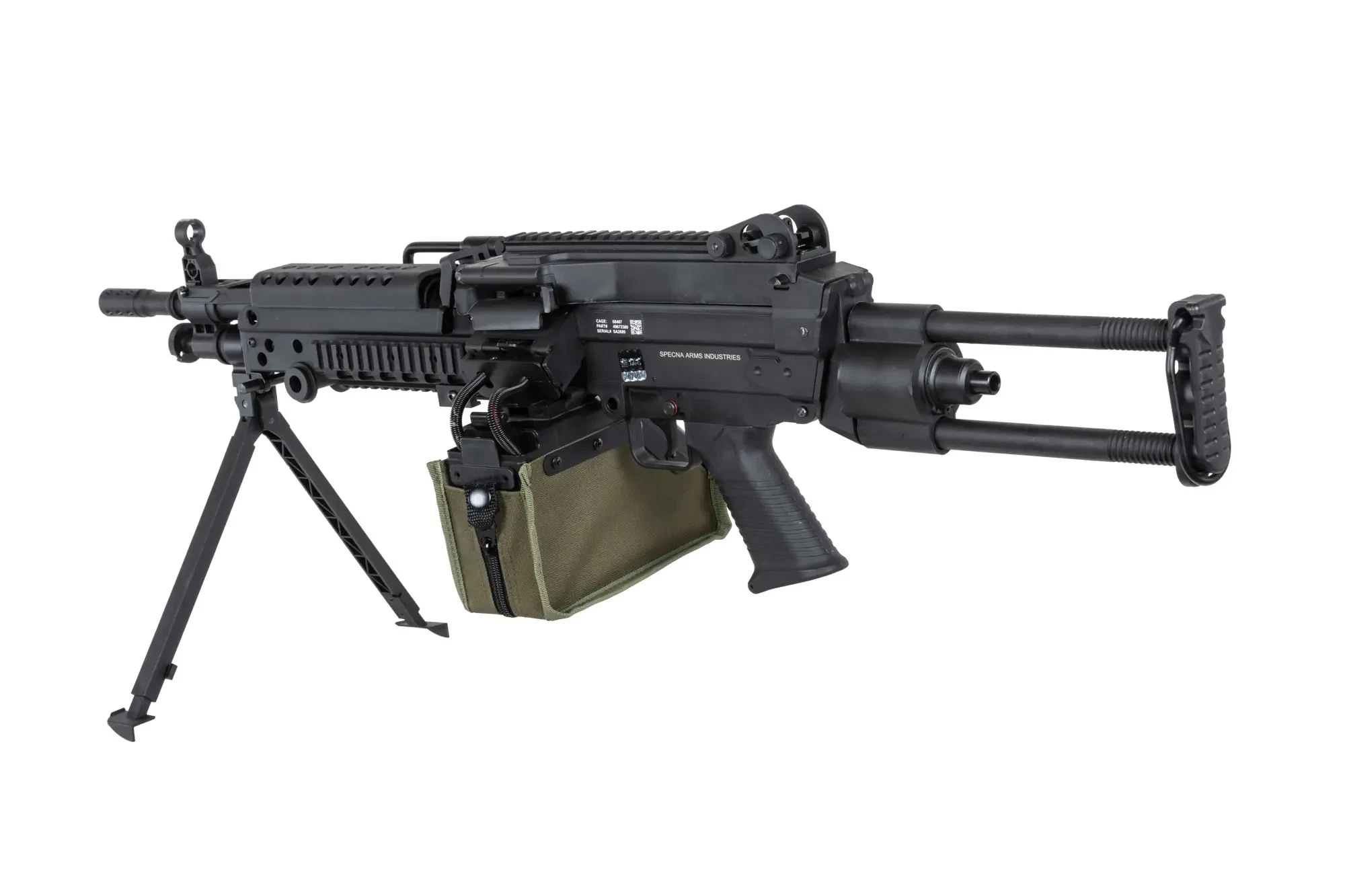 Specna Arms Flex SA-F249 Para mit Gate X ASR Schwarz AEG - ab 16 Jahren