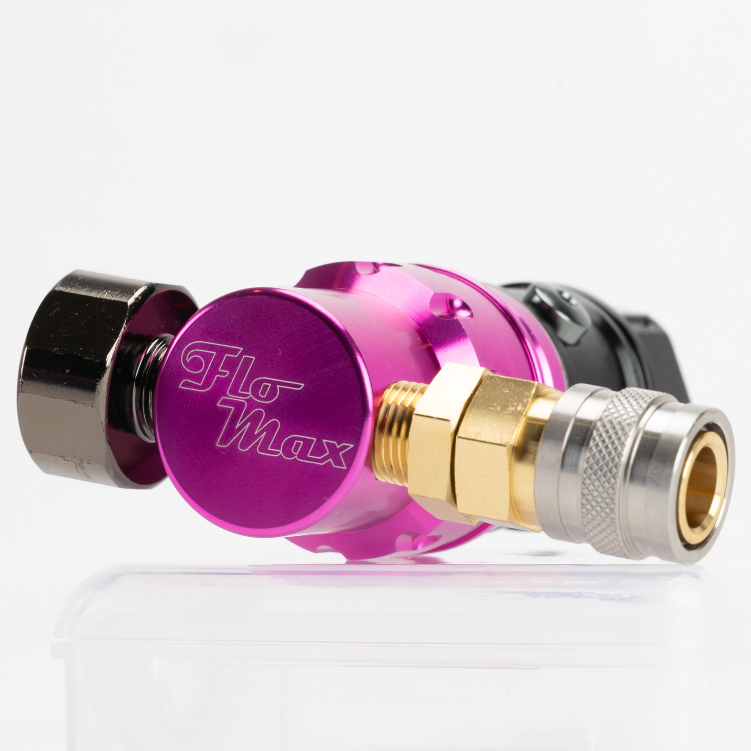 MechLabs FLO Max+ ON/OFF HPA Regulator pink