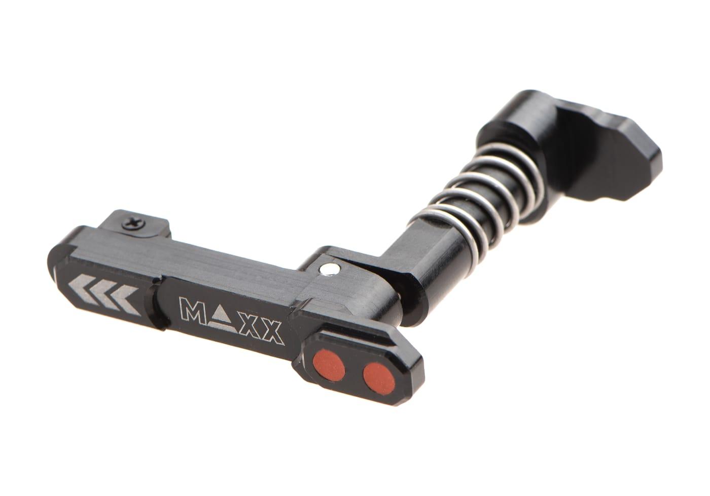 Maxx Model CNC Aluminium Advanced Magazine Release Style B - black