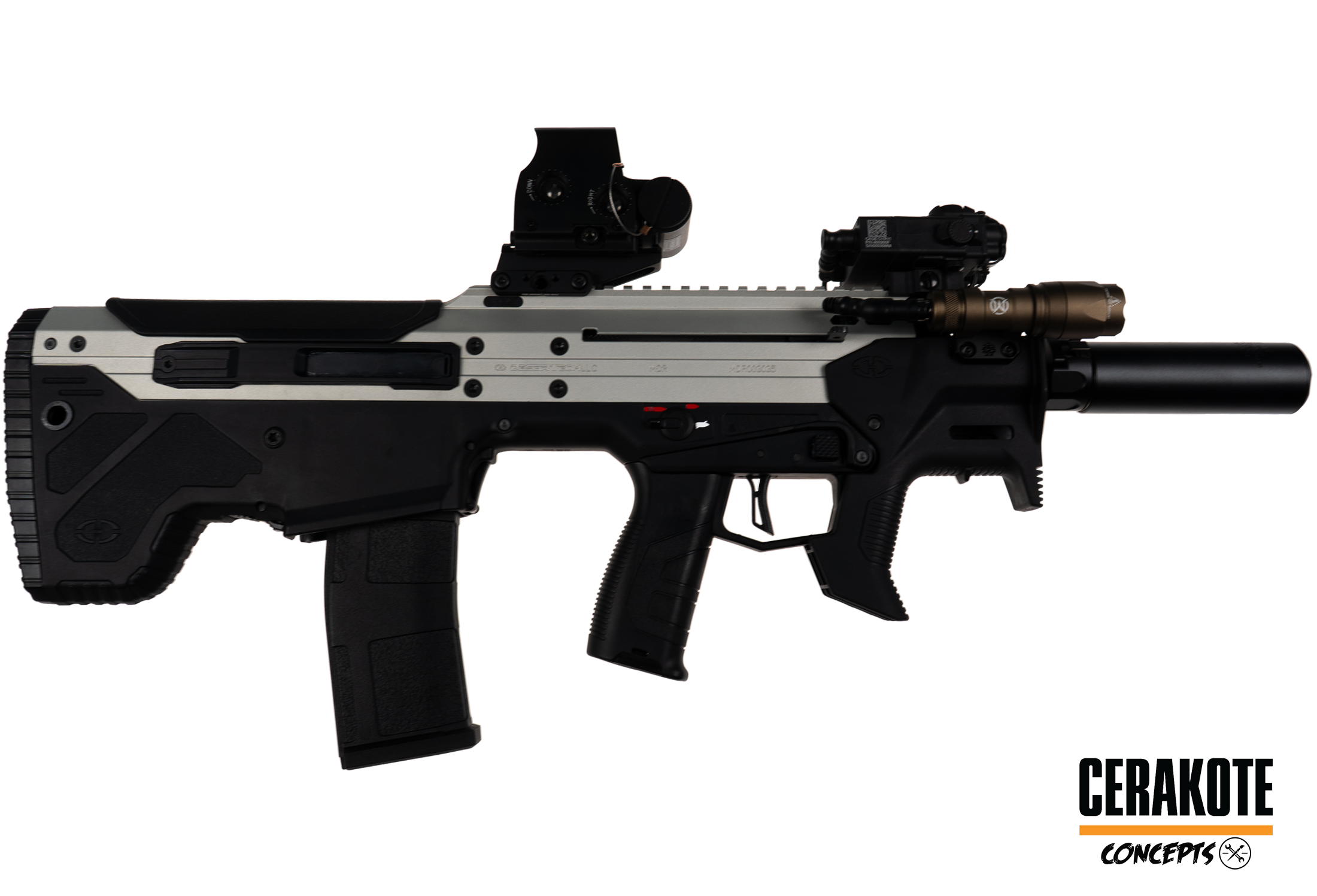 One of One Phylax MDR-X Micron Cerakote Crushed Silver - ab 18 Jahren 