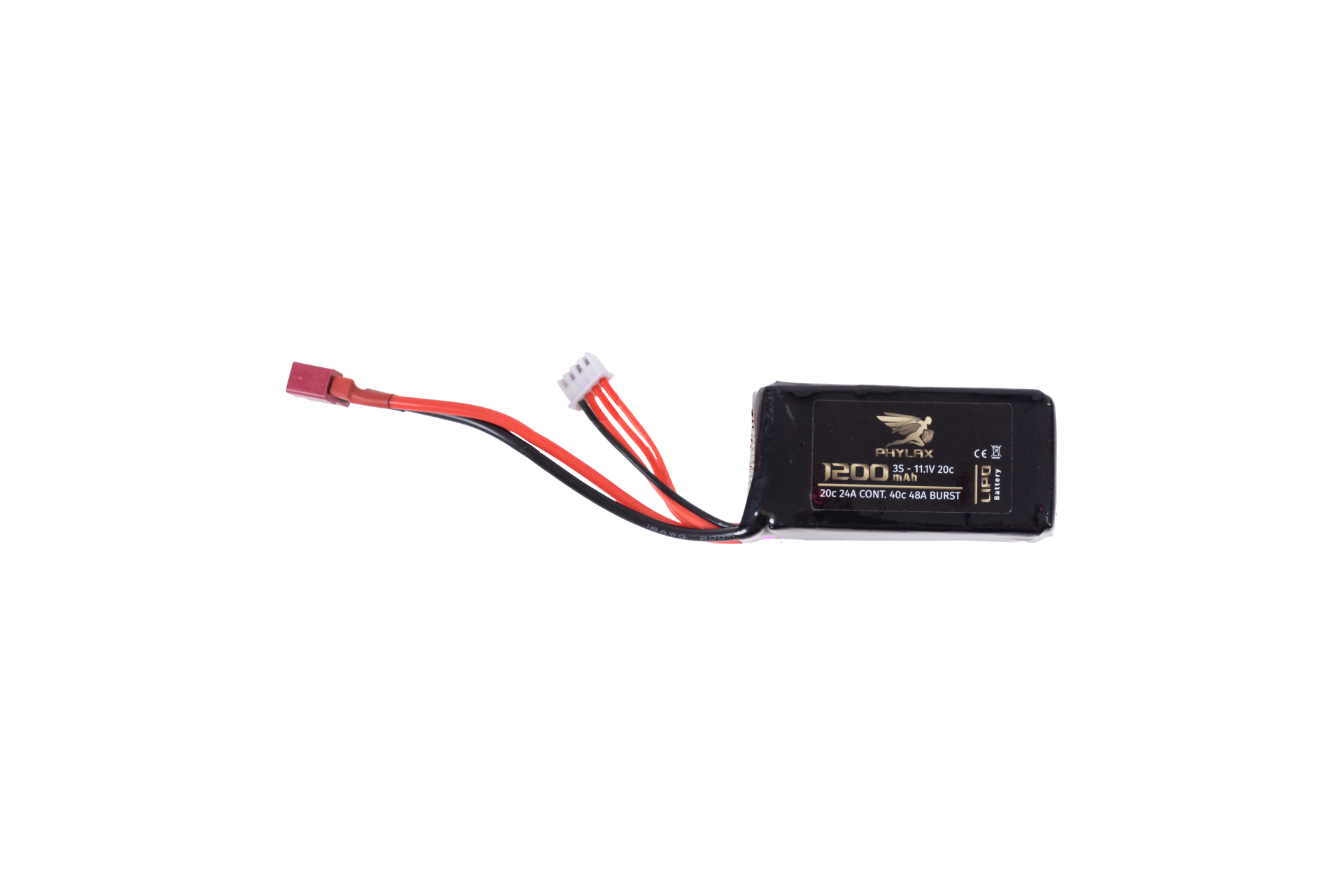 Phylax 11,1V PEQ Lipo Akku 1.200mAh 20C T-Stecker