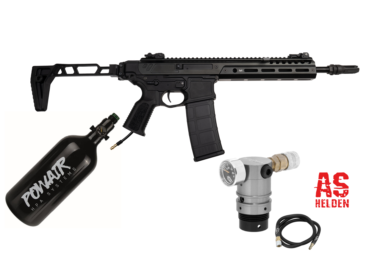 HPA XL Set Airsoft Helden HR556 10" Black S-HPA - ab 18 Jahren