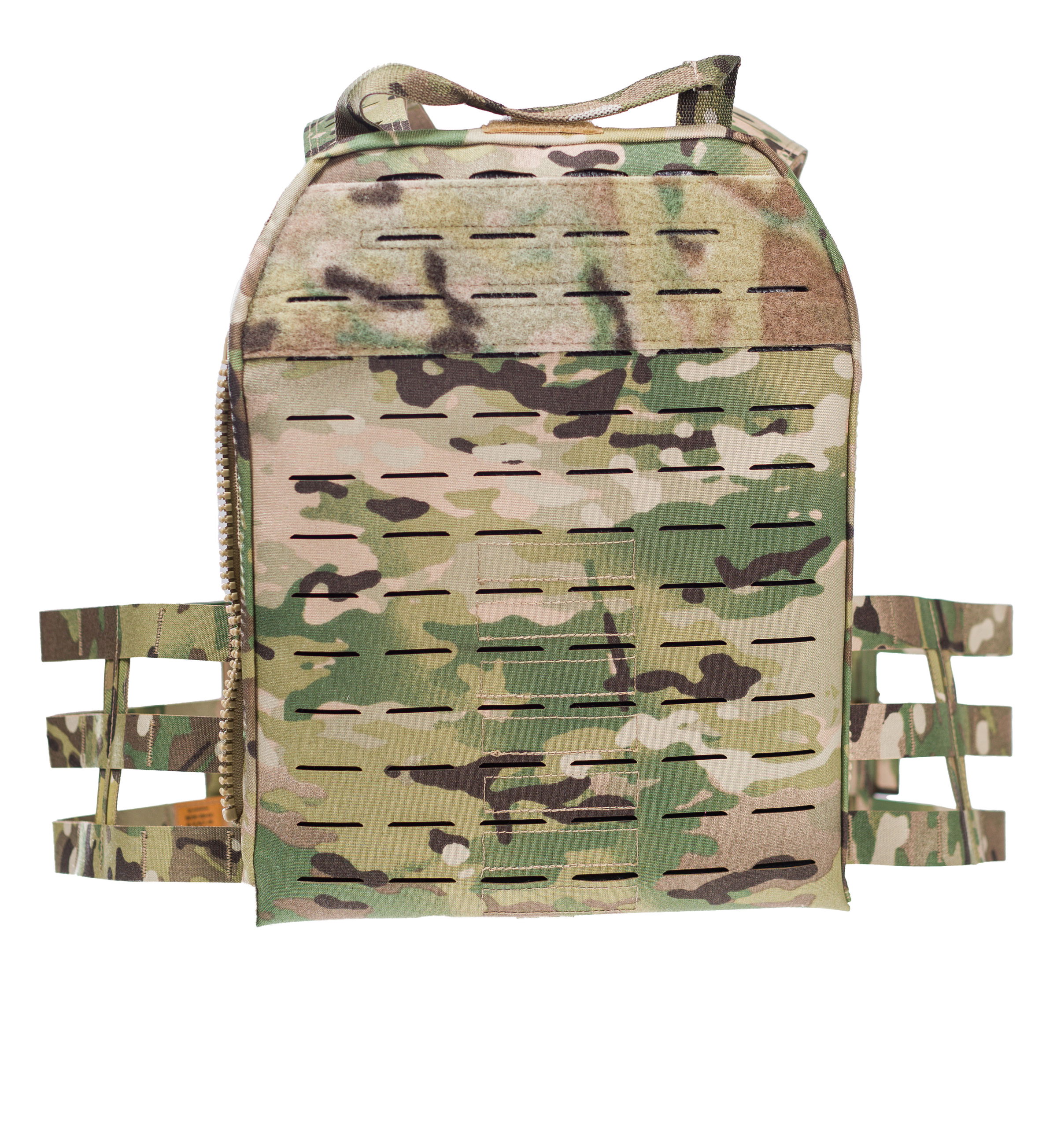 Tarnmuster-Rucksack für Airsoft mit Molle-System und robustem Design.