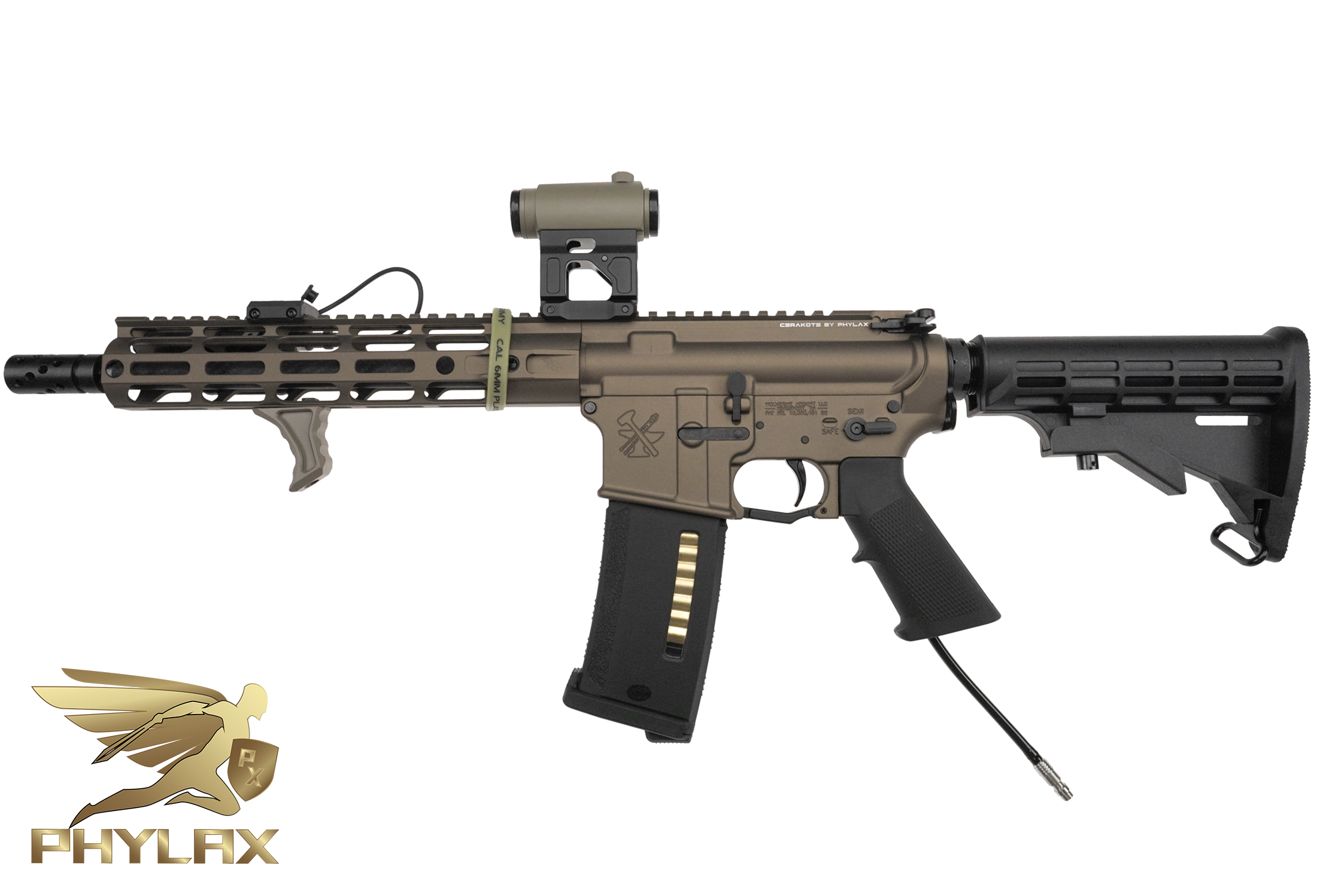 One of One Wolverine Airsoft MTW Forged 10,3" Cerakote Burnt Bronze - ab 18 Jahren