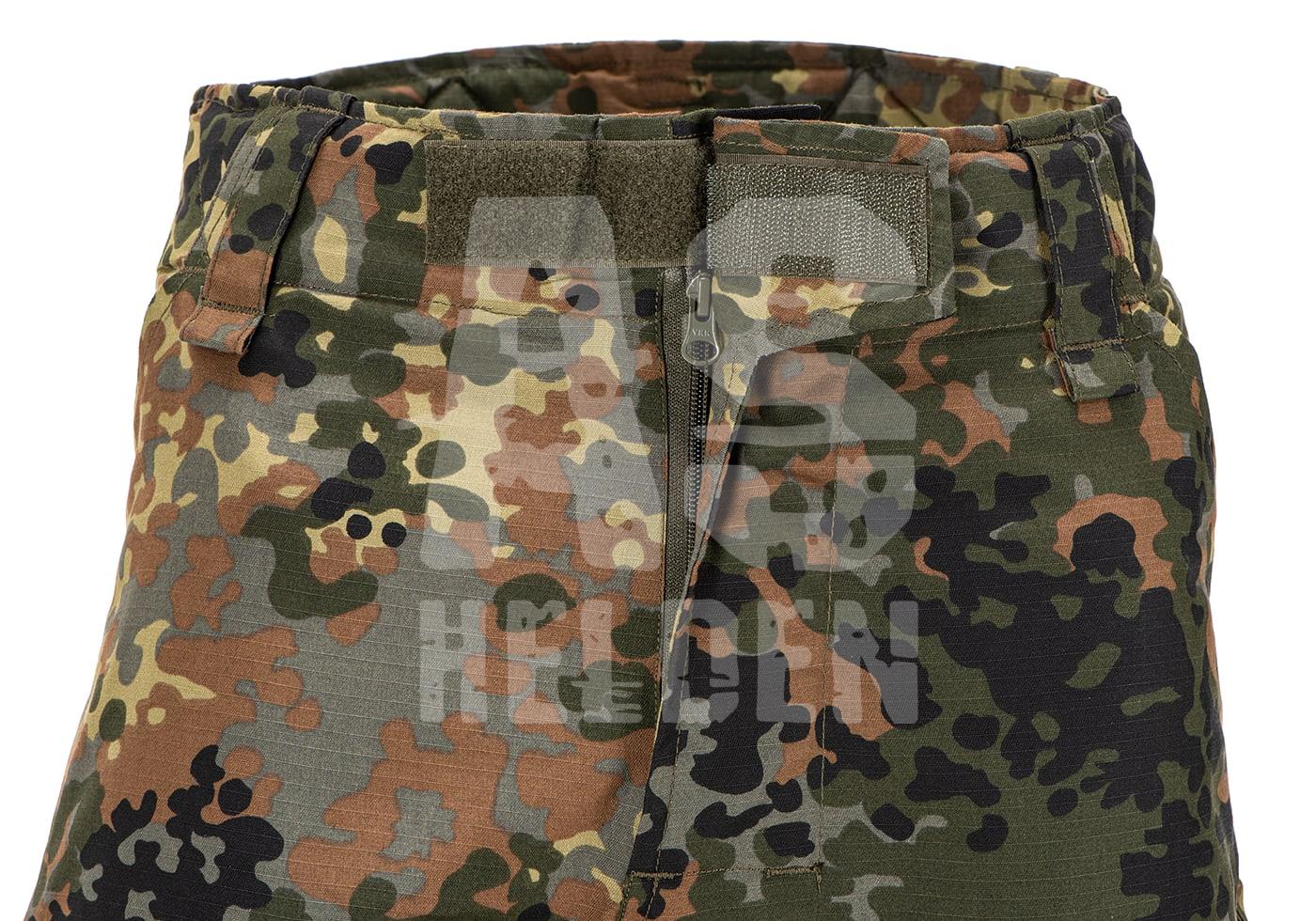 Predator Combat Pant Tarnhose mit Flecktarnmuster und Klettverschluss, ideal für Airsoft oder Outdoor-Aktivitäten.