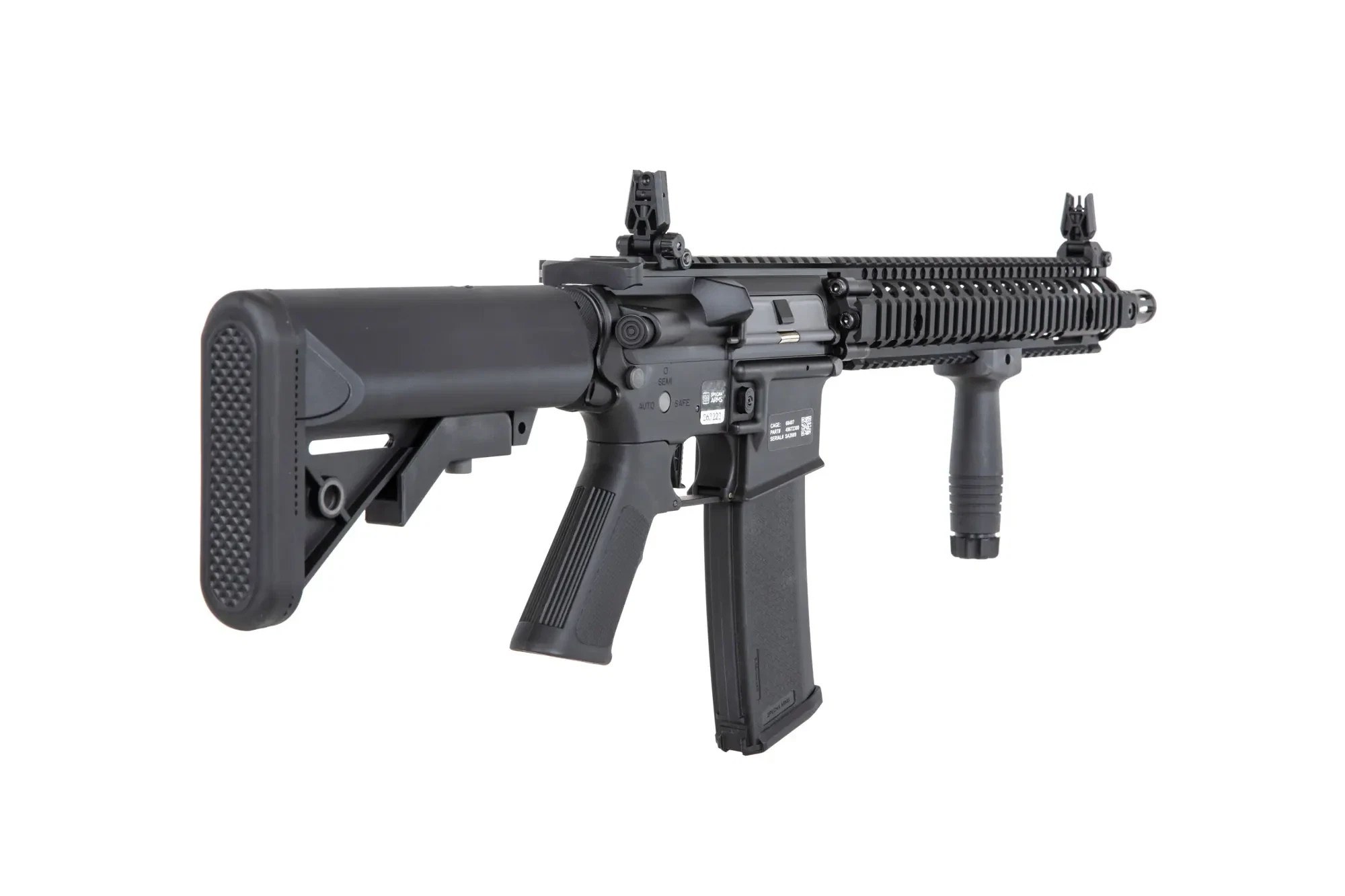 Specna Arms Daniel Defense MK18 "Block II" SA-P26 Prime mit Gate Aster II Schwarz S-AEG - ab 18 Jahren