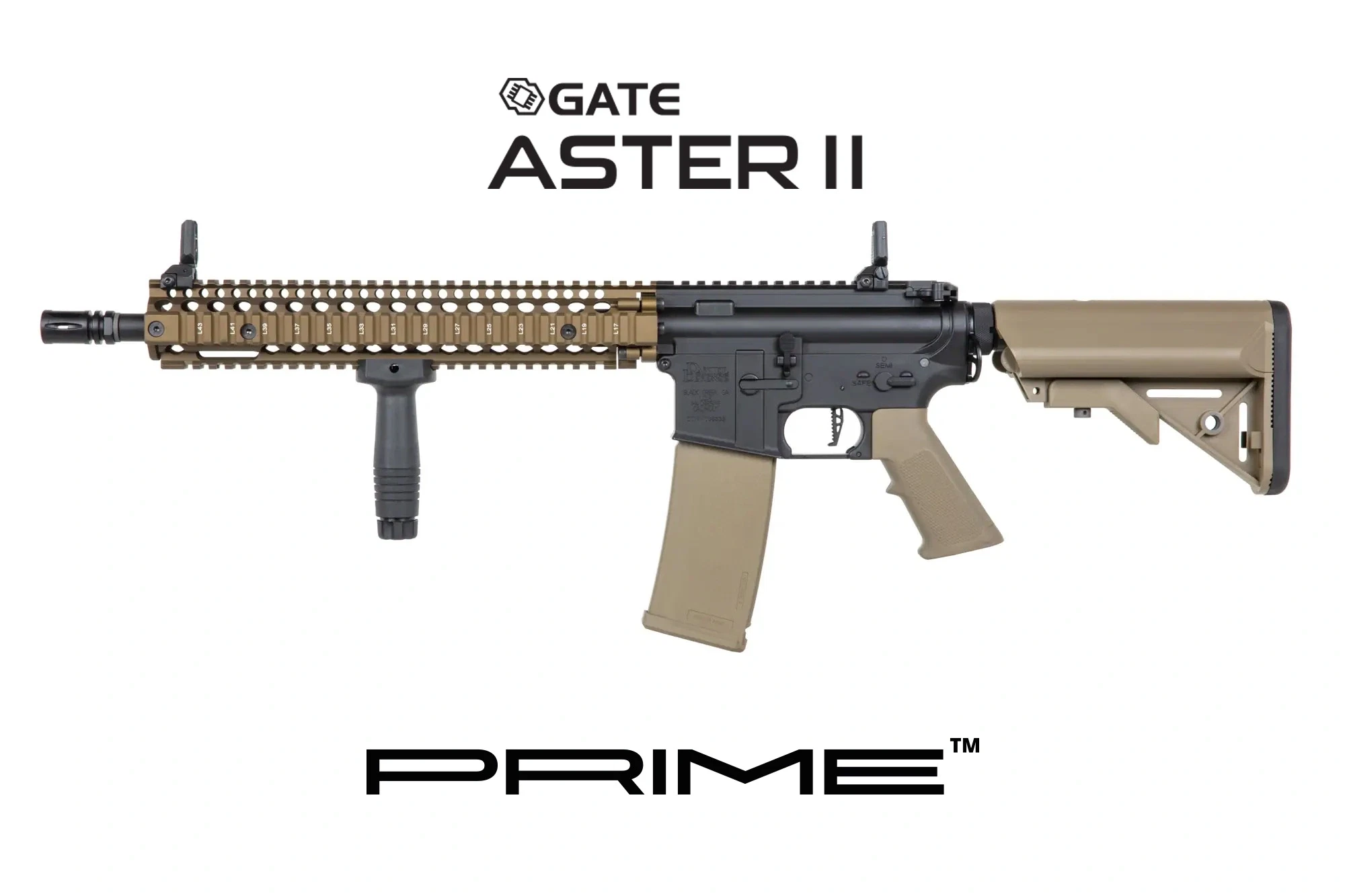 Specna Arms Daniel Defense MK18 "Block II" SA-P26 Prime mit Gate Aster II Chaos Bronze S-AEG - ab 18 Jahren