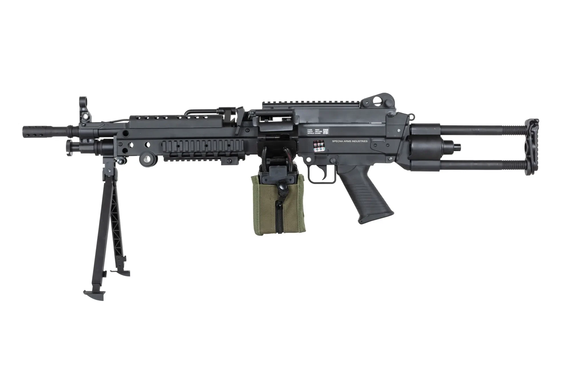 Specna Arms Flex SA-F249 Para mit Gate X ASR Schwarz AEG - ab 16 Jahren
