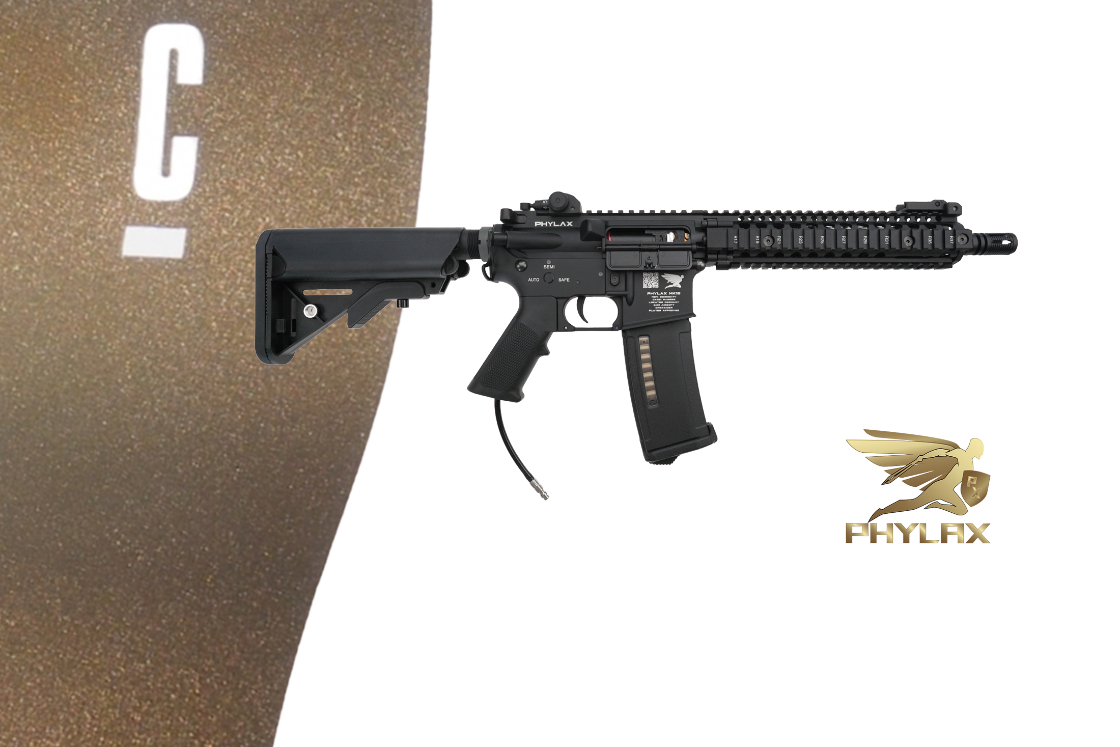 Phylax HPO MK18 Black Wolverine Inferno with Titan II x Cerakote Burnt Bronze - ab 18 Jahren