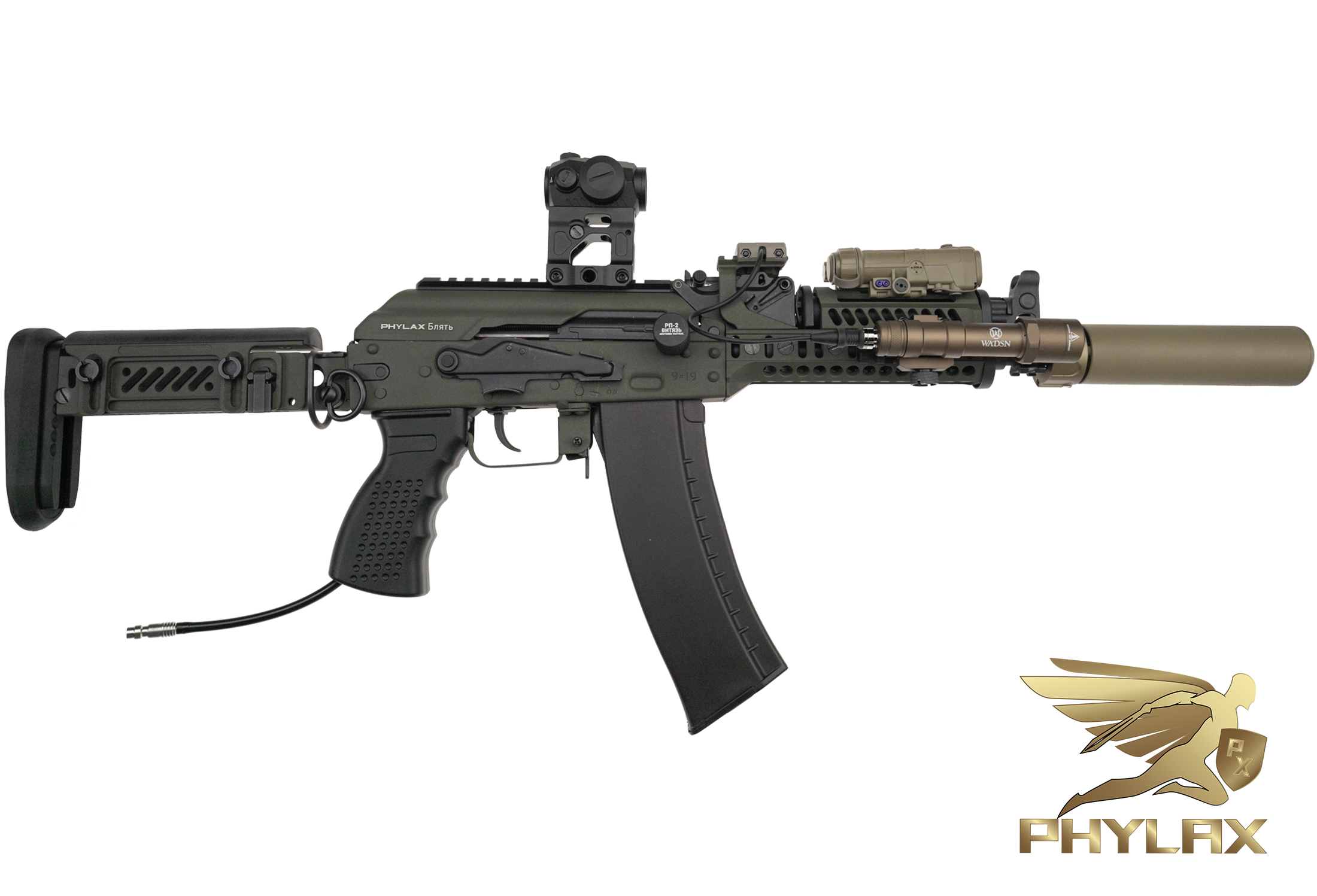 One of One Phylax PP6-1 CQB HPA Cerakote Cobalt Kinetics Green - ab 18 Jahren