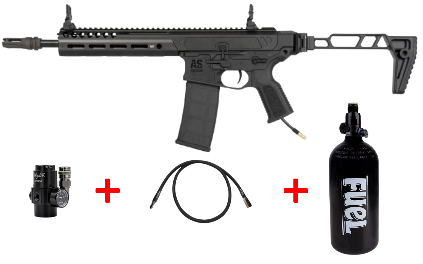 HPA L Set Airsoft Helden HR556 10" Black S-HPA - ab 18 Jahren