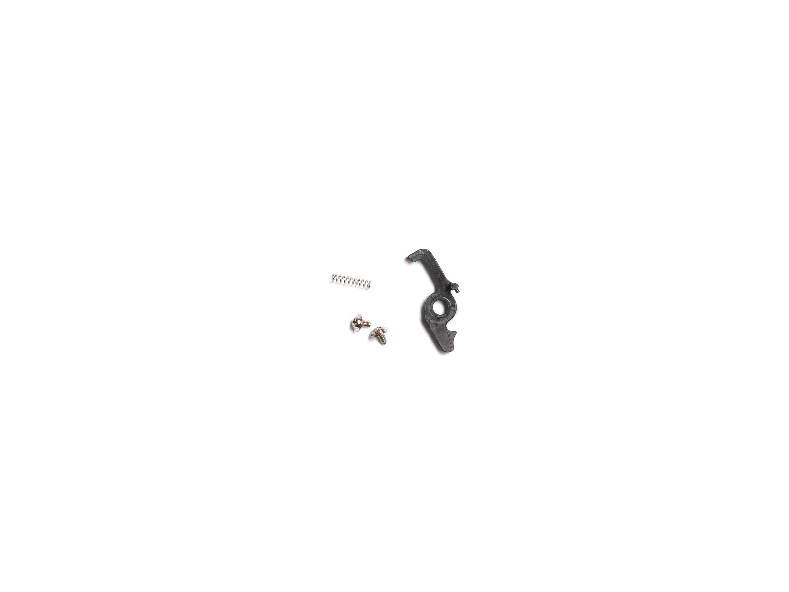 Airsoft-Abzugset mit Feder und Schrauben, ideal für Tuning und Reparaturen.