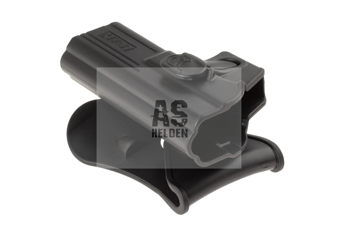 Paddle Holster for Glock 17 / KWA ATP / APS ACP - Schwarz (Amomax)