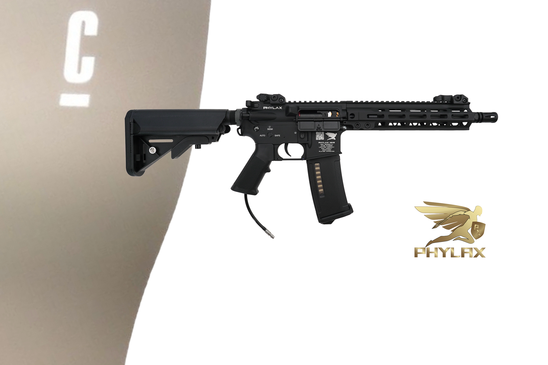 Phylax HPO MK8 Black Wolverine Inferno with Titan II x Cerakote Bull Shark Grey - ab 18 Jahren