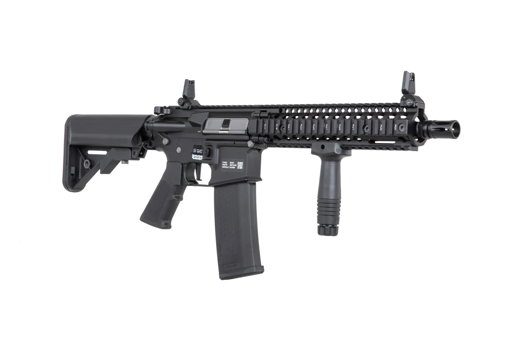 Specna Arms Daniel Defense MK18 SA-P19 Prime mit Gate Aster II Schwarz S-AEG - ab 18 Jahren