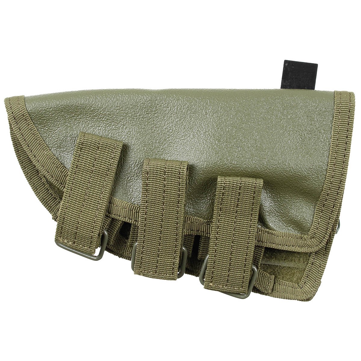 Olivegrünes Airsoft-Gewehrfutteral mit verstellbaren Gurten und Riemen.