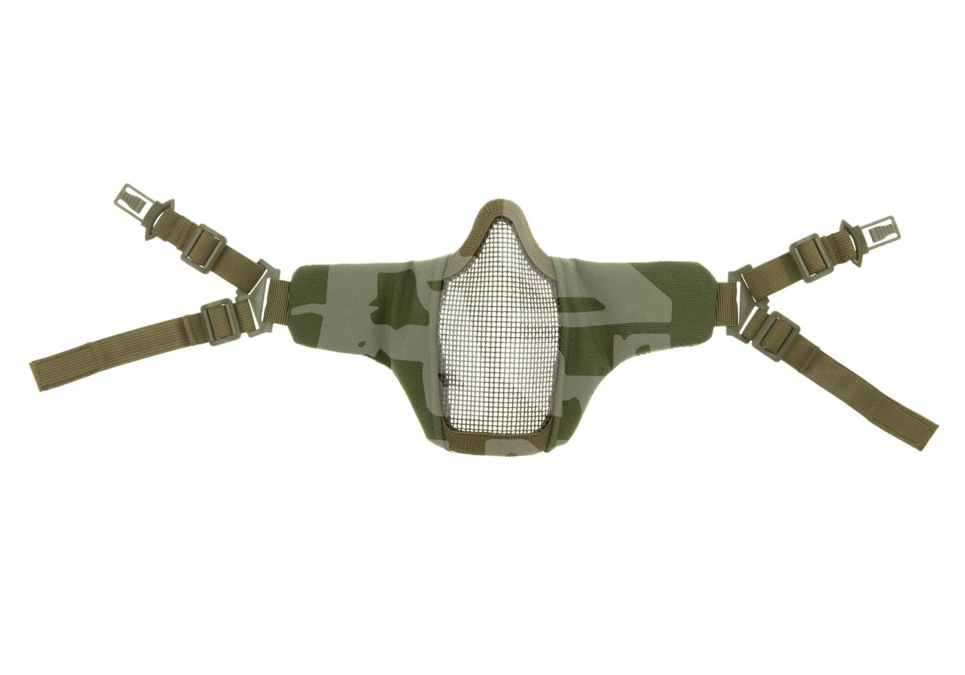 Tarn-Mesh-Maske mit verstellbaren Gurten, optimaler Schutz für Airsoft.