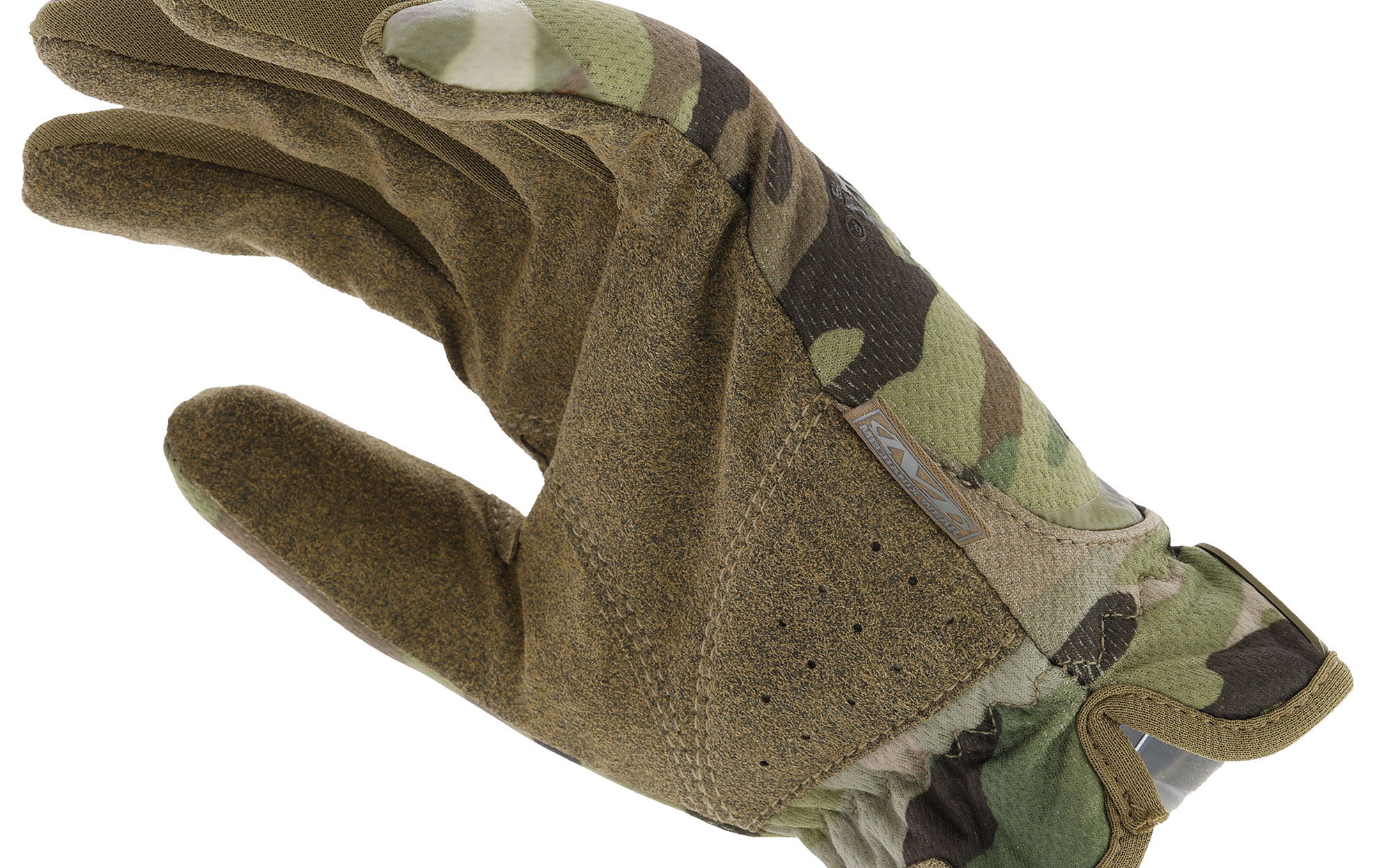 Tarnhandschuh für Airsoft, robuste Konstruktion, ideal für Geländeeinsätze.