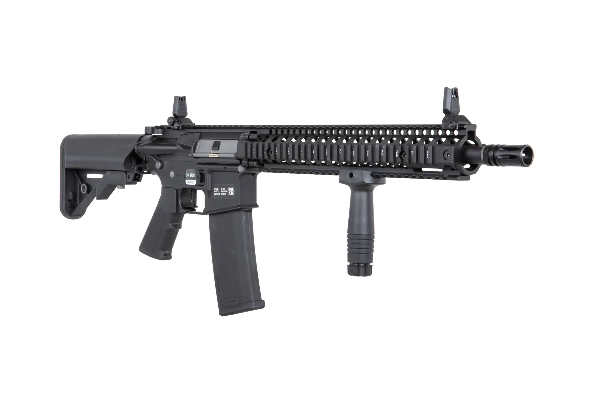 Specna Arms Daniel Defense MK18 "Block II" SA-P26 Prime mit Gate Aster II Schwarz S-AEG - ab 18 Jahren