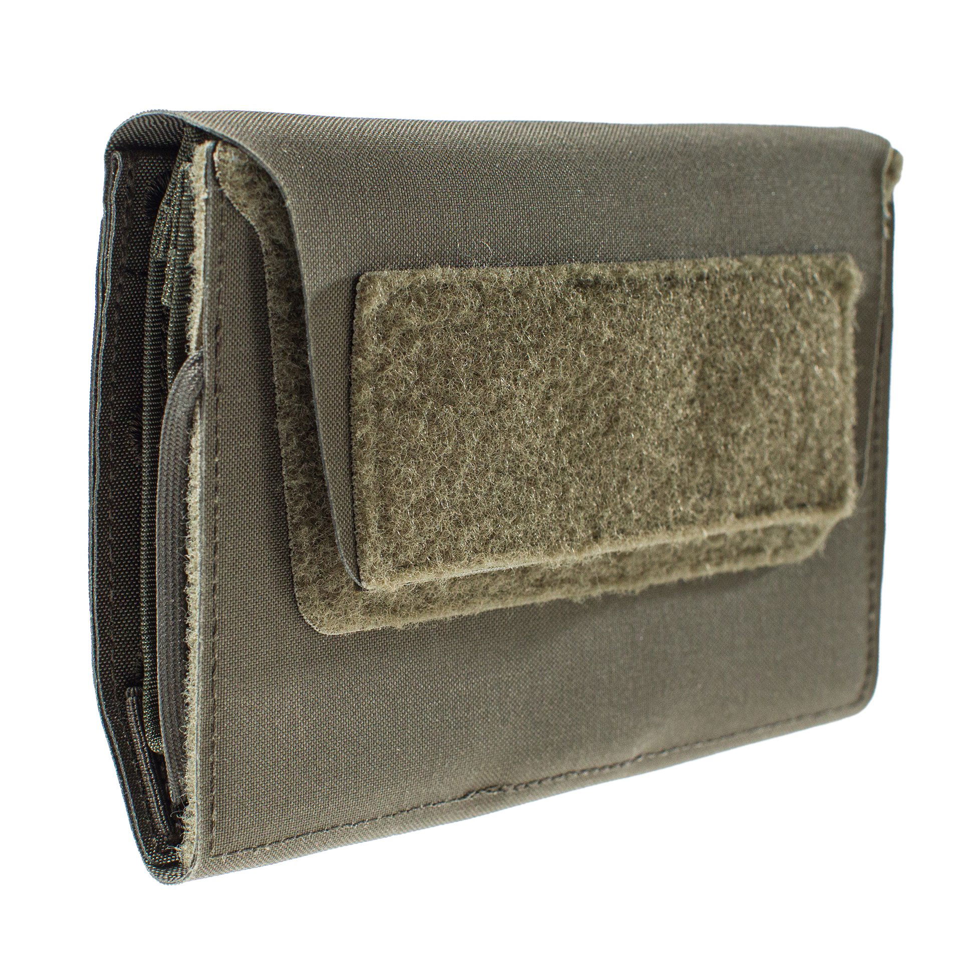 Lindnerhof Admin-Tasche MX116 Taktische olivgrüne Tasche mit Klettverschluss, ideal für Airsoft-Ausrüstung.