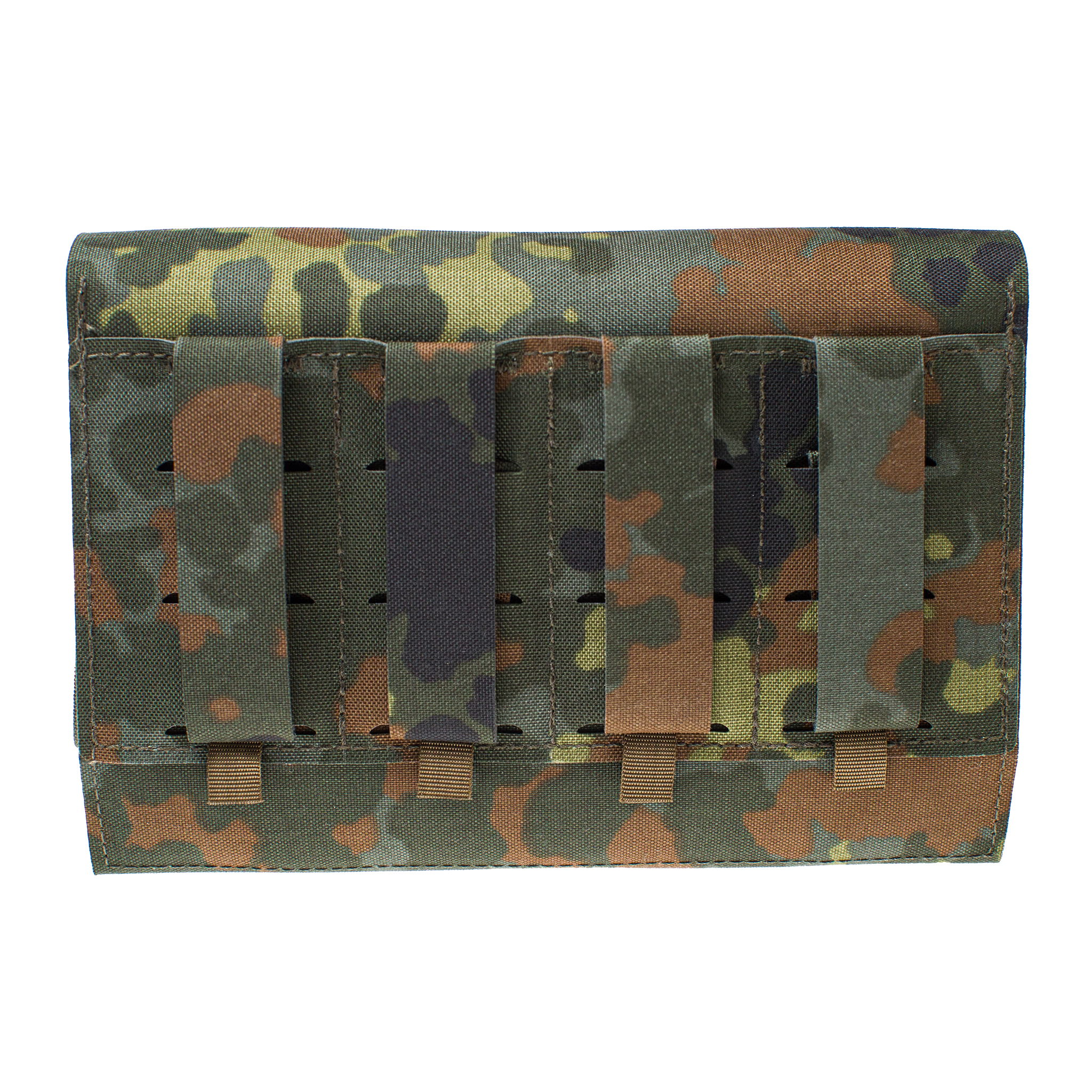 Lindnerhof Admin-Tasche MX116 Tarnfarbenes Molle-Paneel, ideal für Airsoft-Ausrüstung. Passt zur militärischen Ausrüstung.