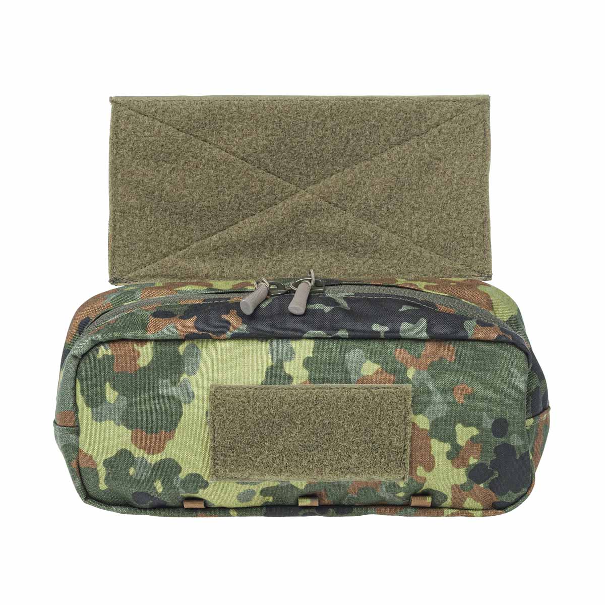 Tarnmuster-Tasche mit Klettverschluss, ideal für Airsoft-Ausrüstung.