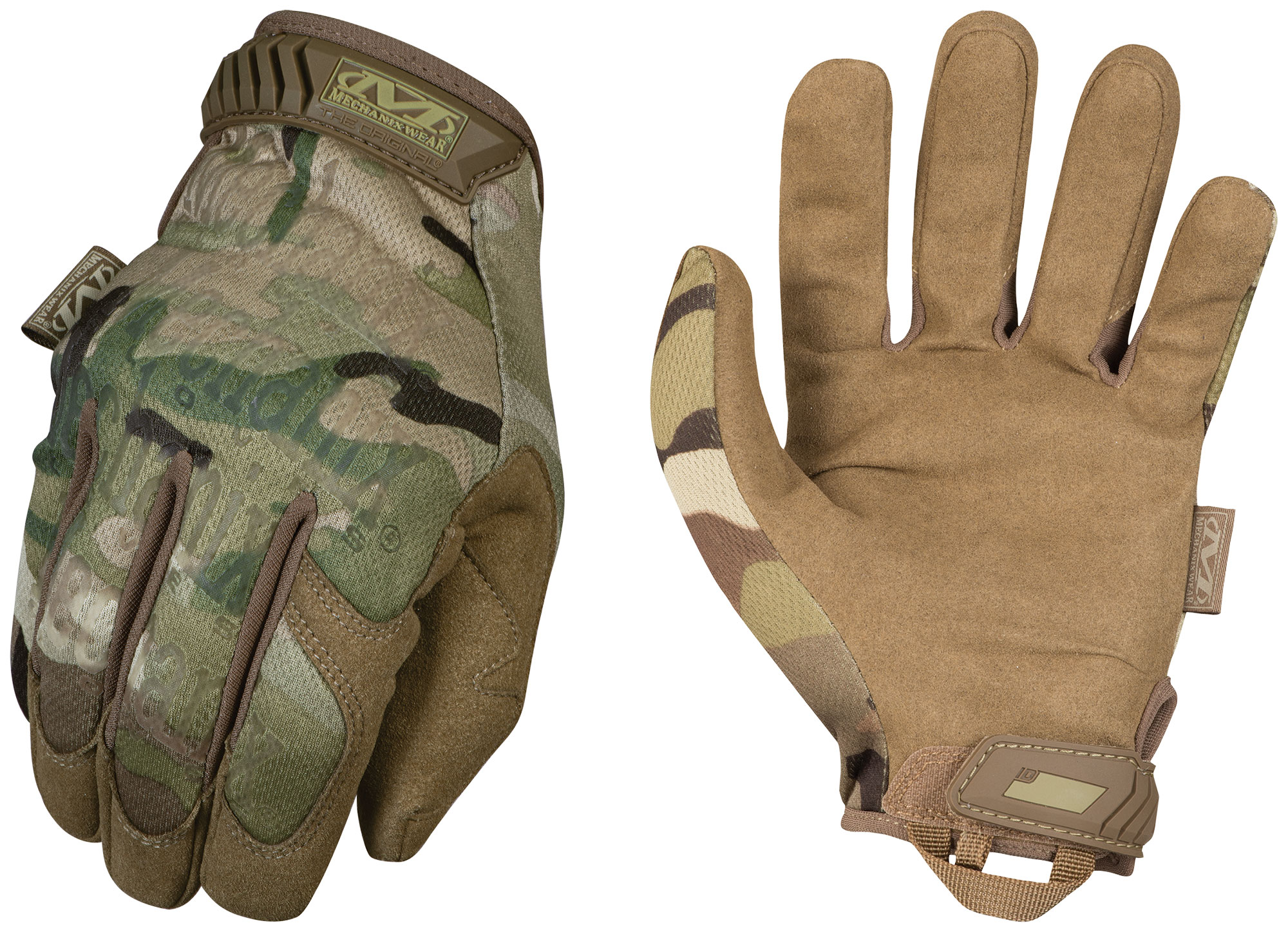 Tarnhandschuhe mit verstärkten Knöcheln und Handflächen, ideal für Airsoft-Einsätze.