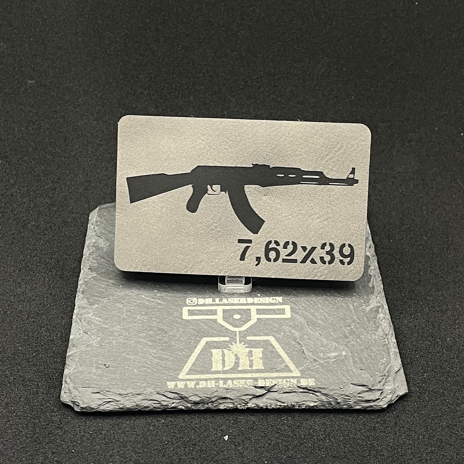 DH Laser Design Silhouetten & Kaliber Lasercut Kunstleder Patch