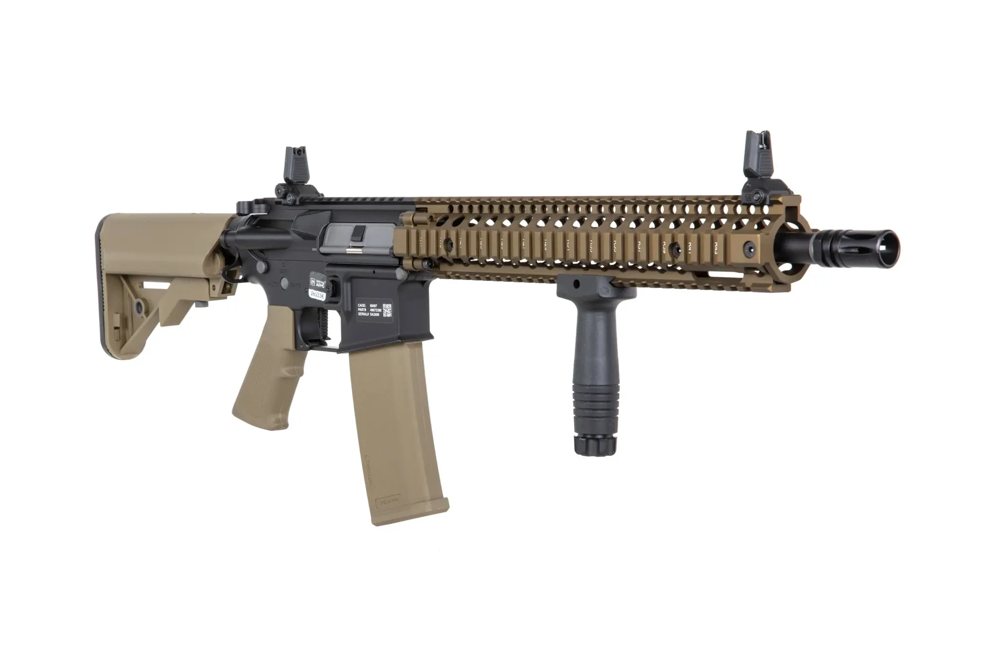 Specna Arms Daniel Defense MK18 "Block II" SA-P26 Prime mit Gate Aster II Chaos Bronze S-AEG - ab 18 Jahren