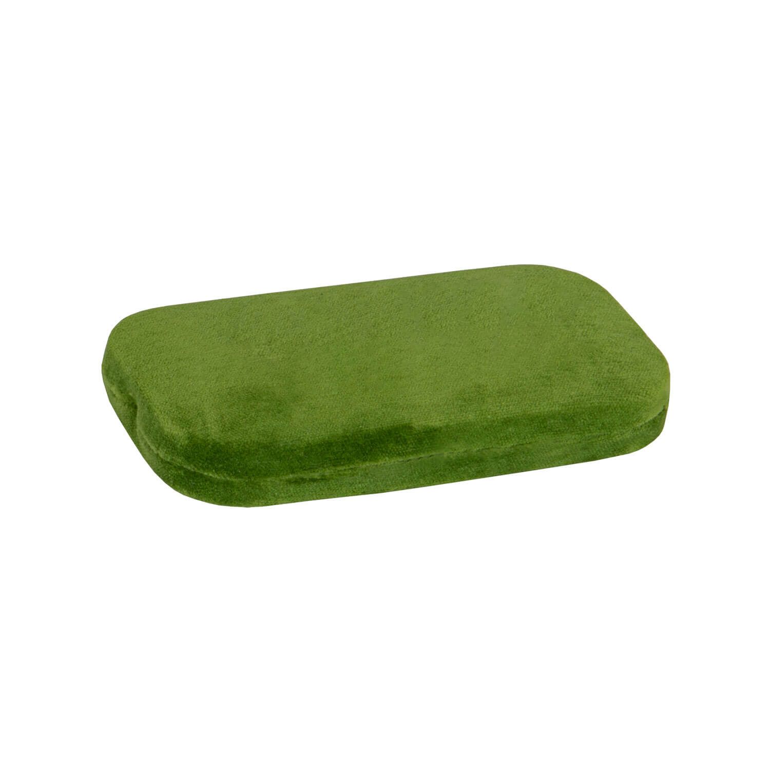 Rechteckiges, grün gefärbtes Kissen mit abgerundeten Ecken, geeignet für Airsoft-Zubehör.