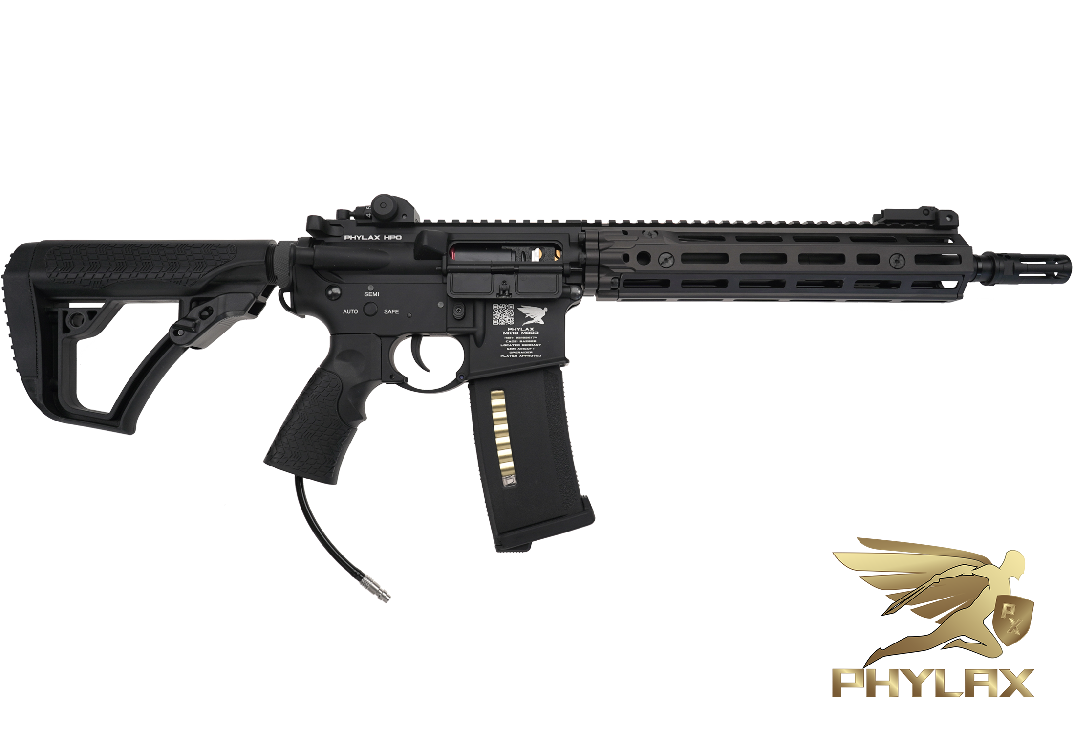 Phylax Advanced HPA MK18 RisIII  Black, Wolverine Inferno Spartan Edition