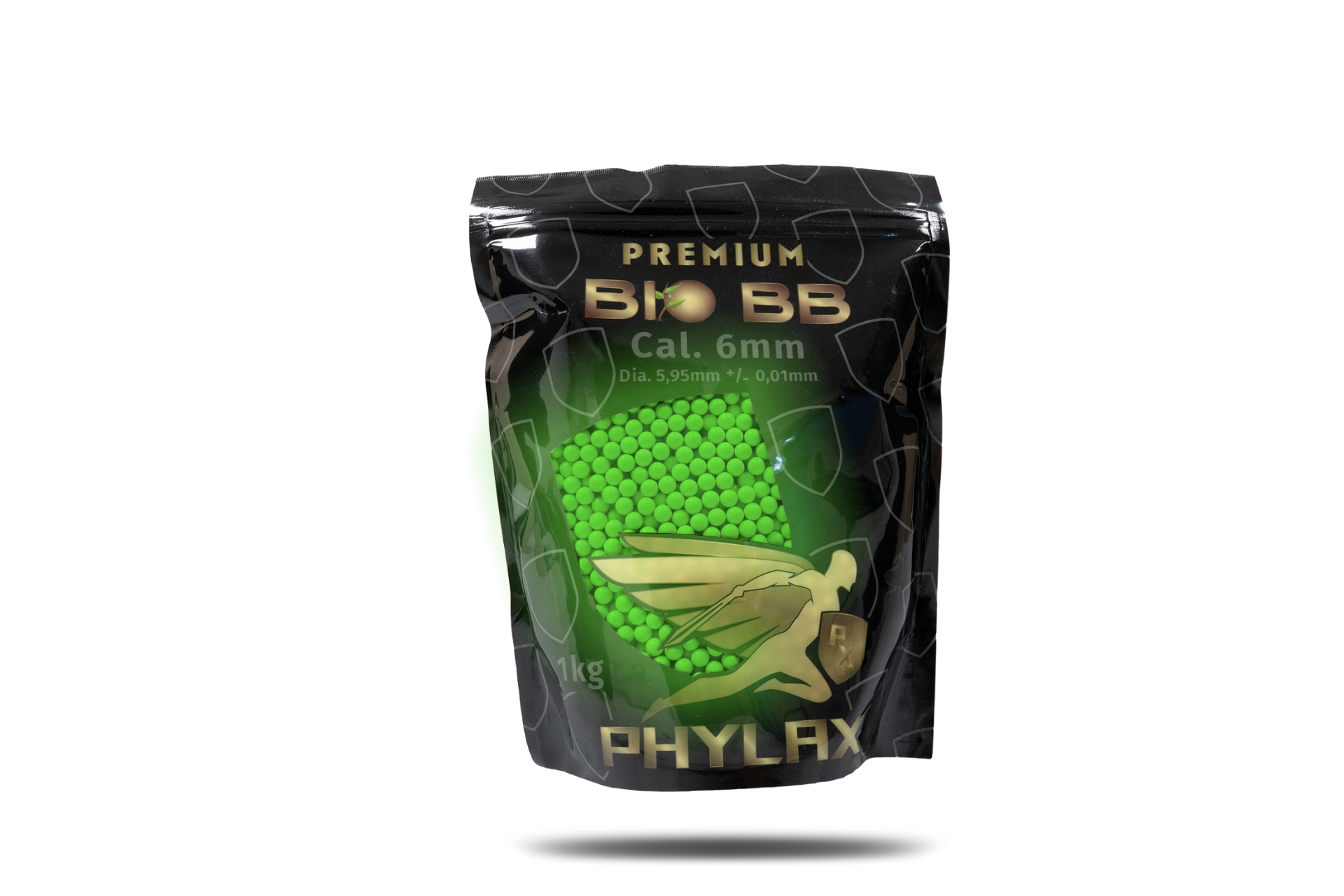 Phylax 0,32g Bio Tracer BBs (1kg) 3125Rds. green - 3er Set