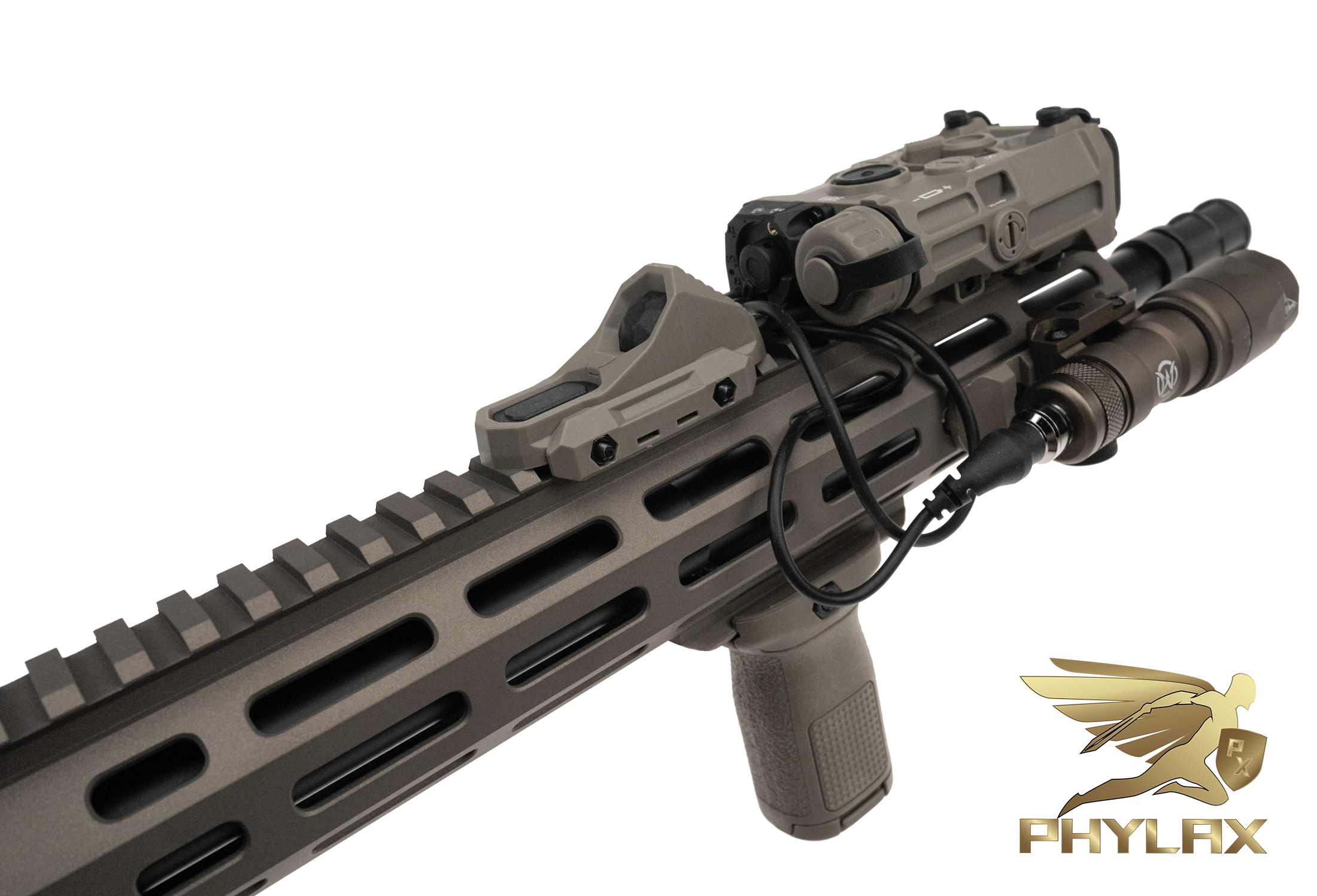 One of One Wolverine Airsoft MTW Tactical, 14" Cerakote Smoke Bronze x Black Gold  - ab 18 Jahren