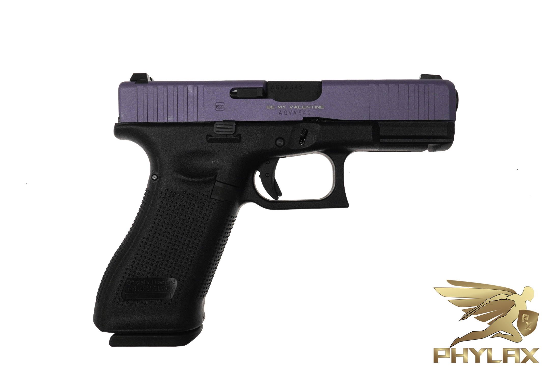 BE MY VALENTINE SET - MTW Billet Tactical Gen 3 - GLOCK 45 black 6mm GBB x Cerakote