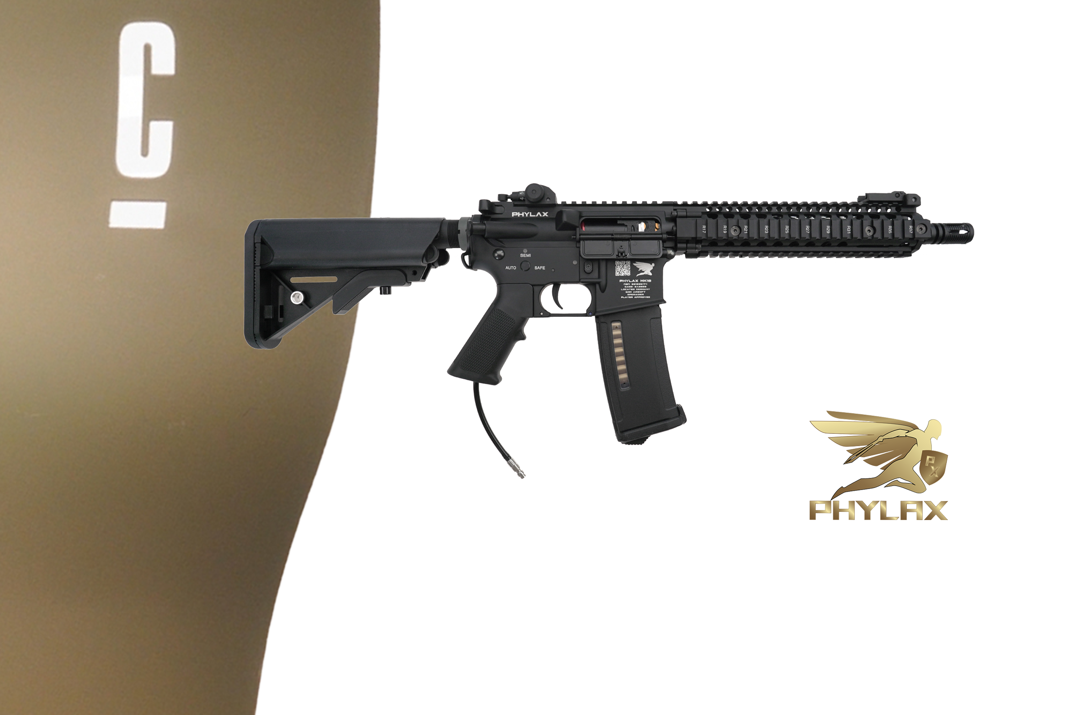 Phylax HPO MK18 Black Wolverine Inferno with Titan II x Cerakote Hazel Green - ab 18 Jahren