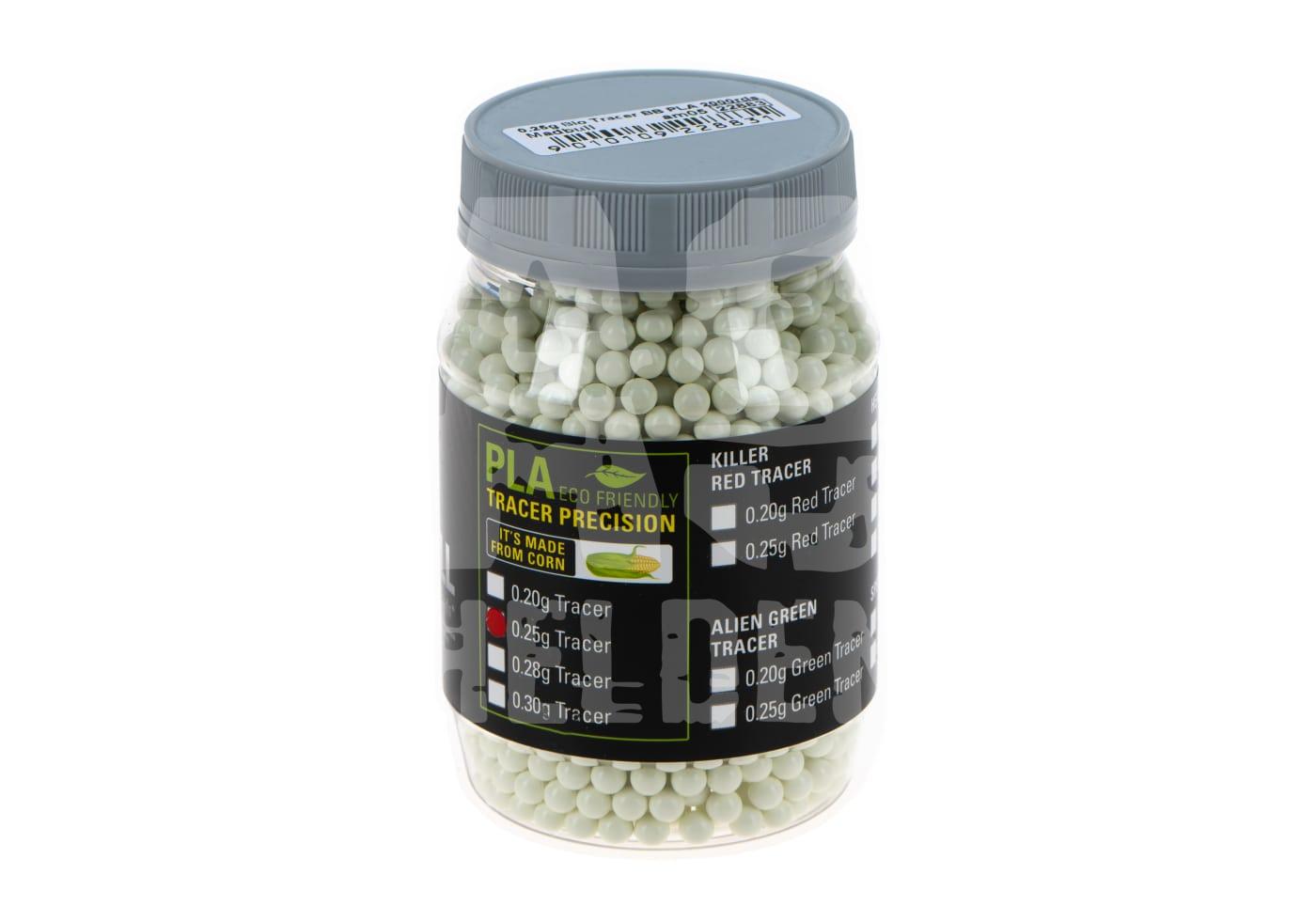 Flasche mit biologisch abbaubaren Airsoft-Tracer-BBs, PLA-basiert, 0.20g-0.30g.