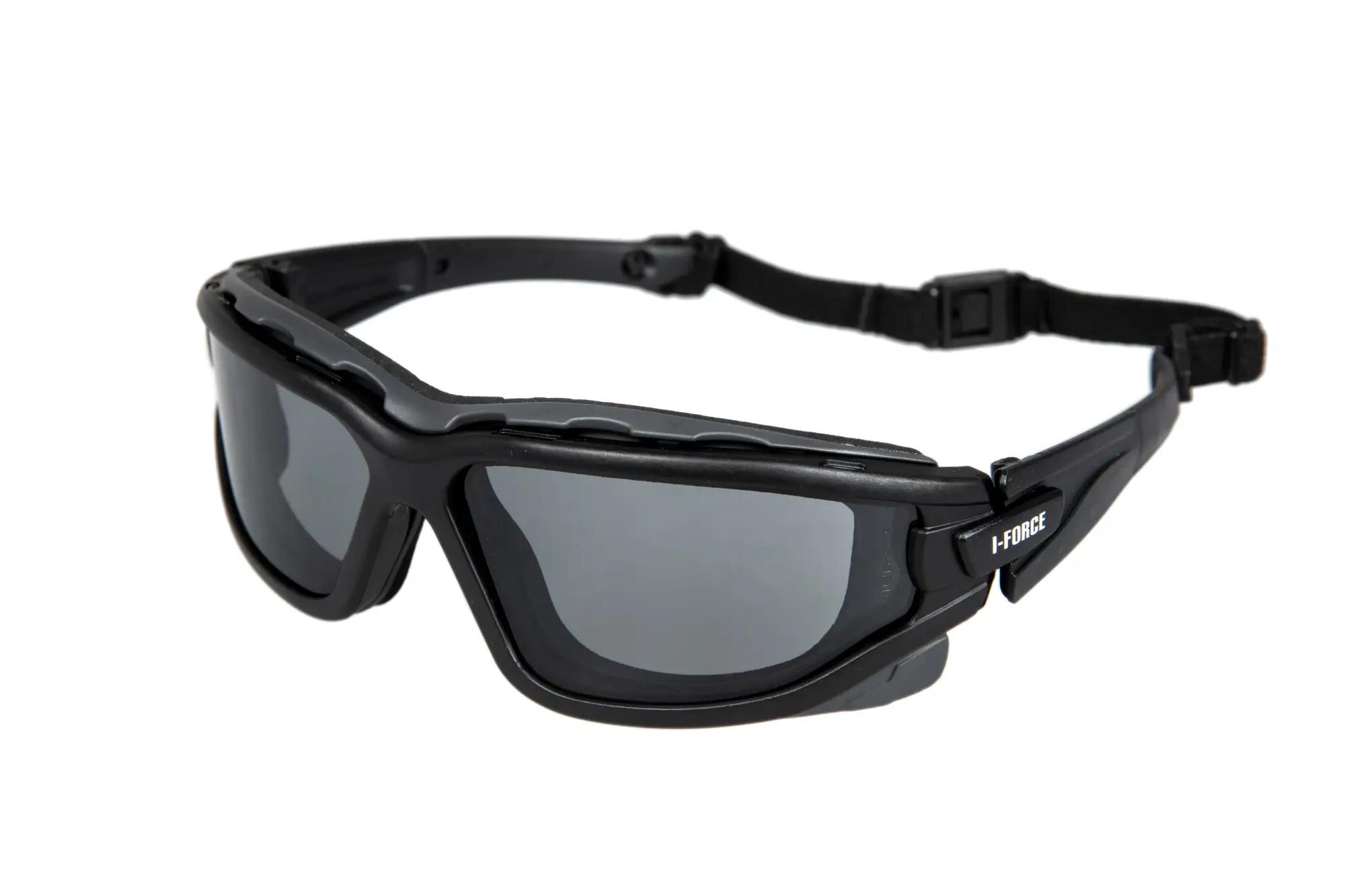 Pyramax I Force Gray Antifog Glasses