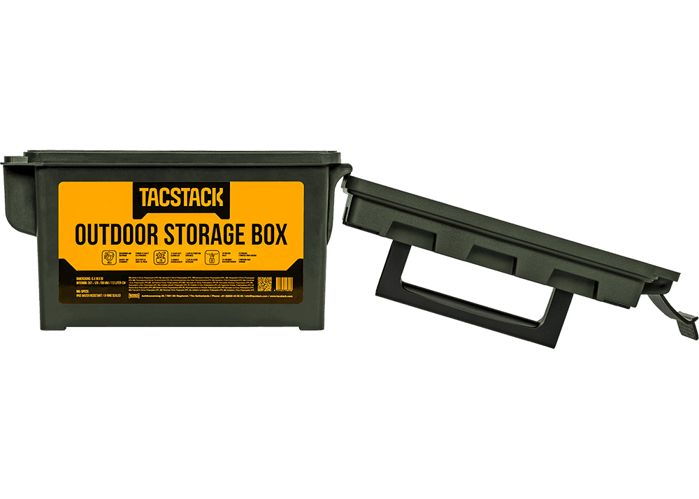 Tacstack 28.7x12.8x19.6cm Outdoor Storage Box dark green