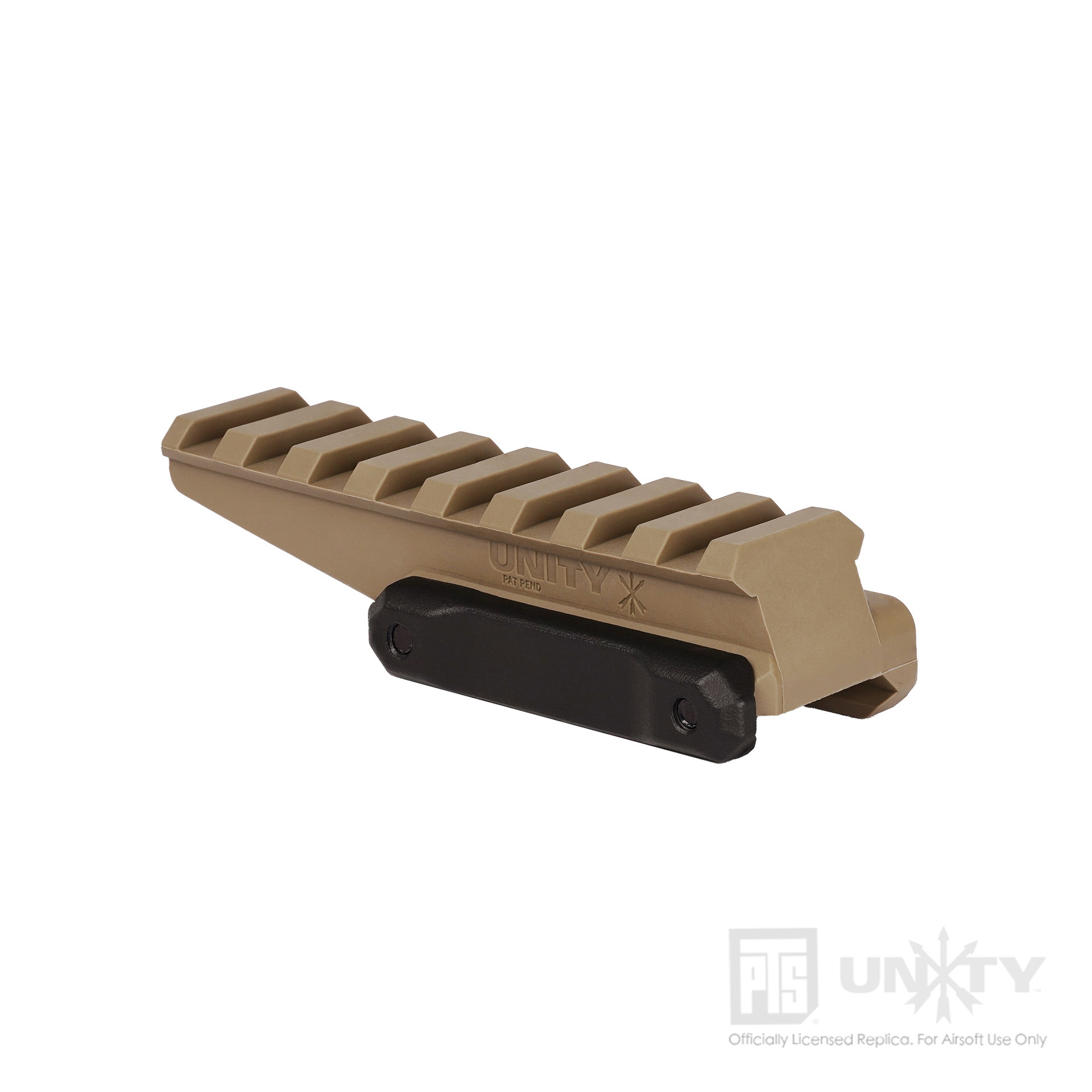 PTS Unity Tactical FAST Optic Riser (Polymer) dark earth