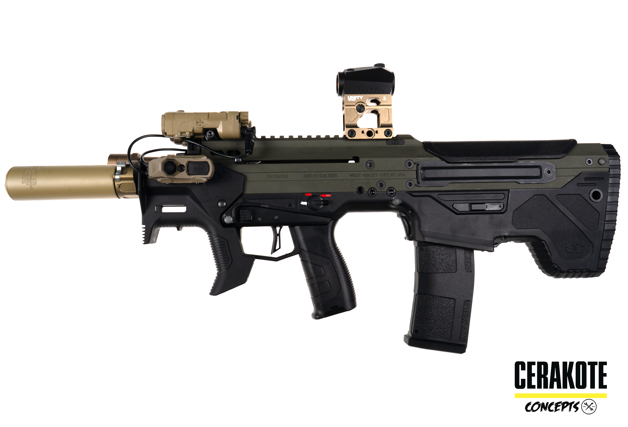 One of One Phylax MDR-X Micron Cerakote Cobalt Kinetics Green- ab 18 Jahren